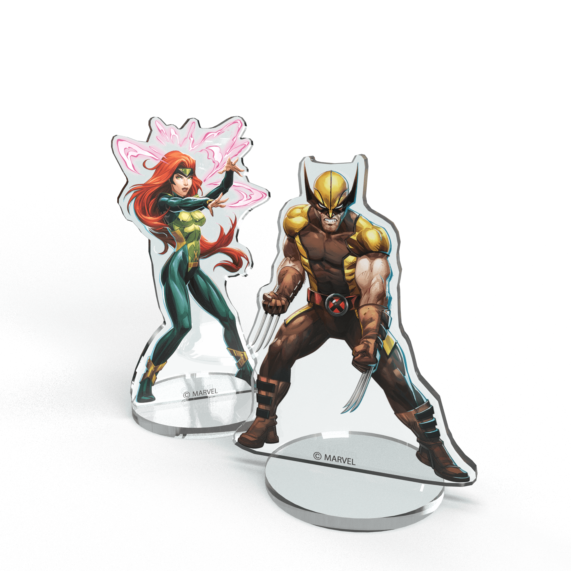 CMON 2d-minis Jean Grey Wolverine (Logan)