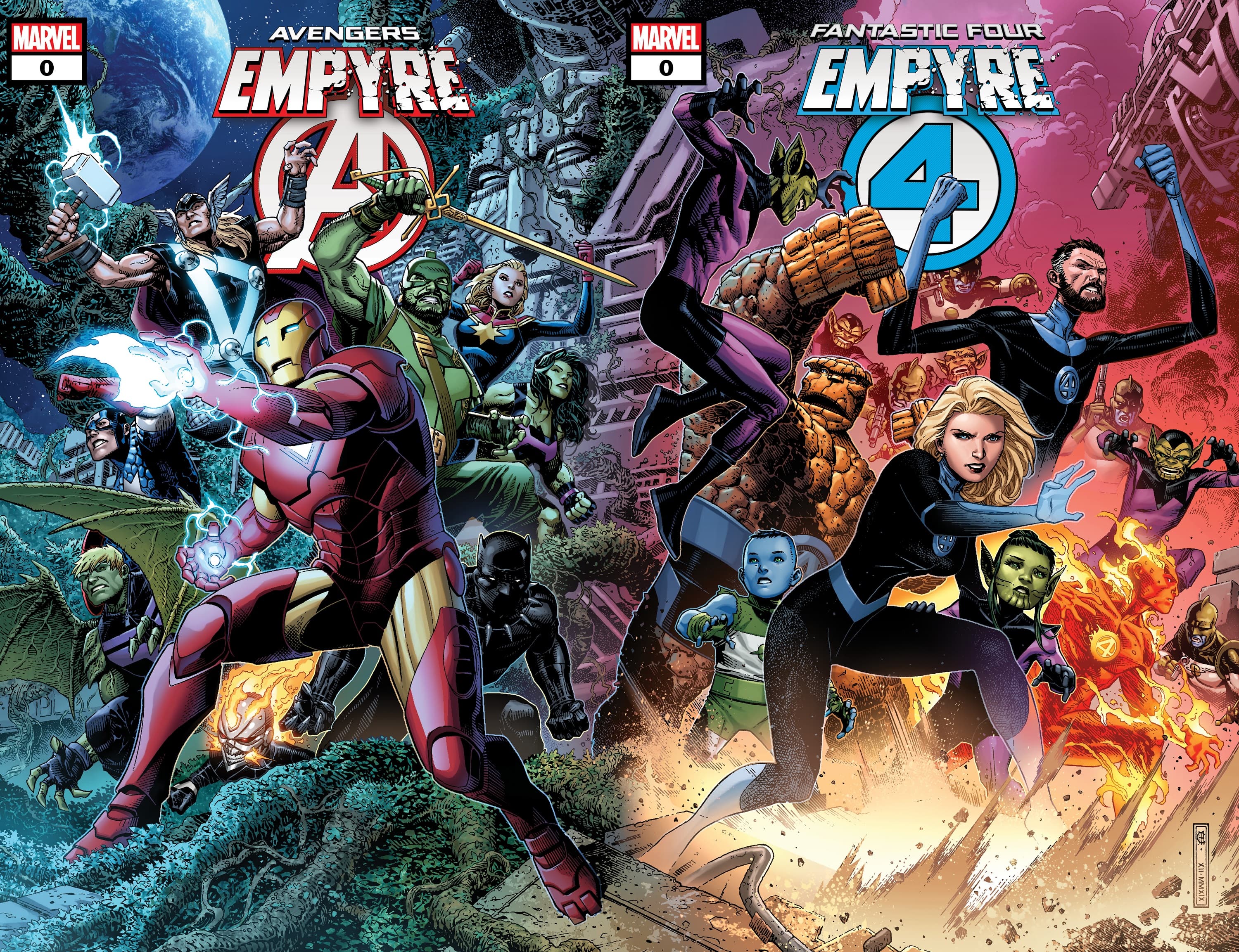 EMPYRE #0: AVENGERS and EMPYRE #0: FANTASTIC FOUR