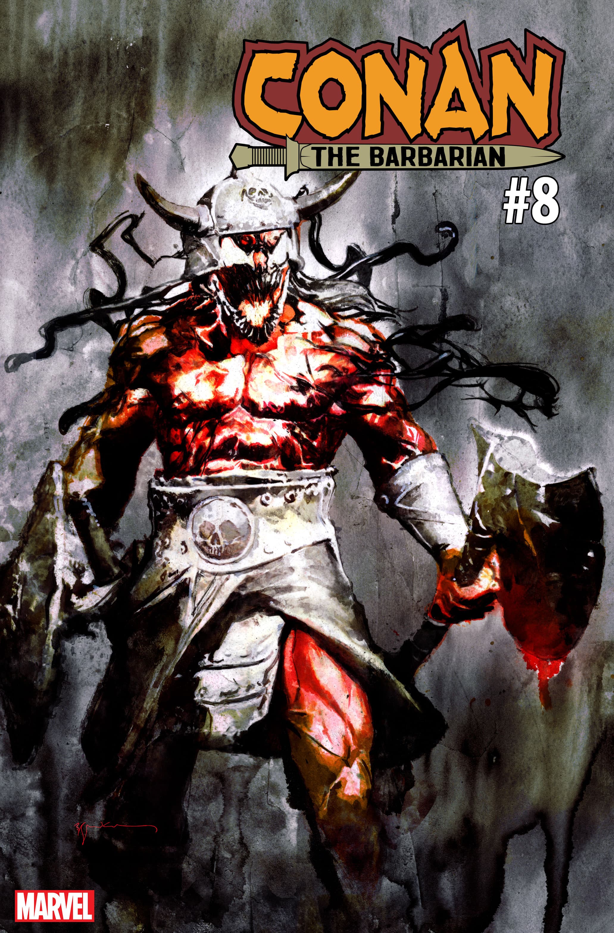 CONAN THE BARBARIAN #8 by Bill Sienkiewicz