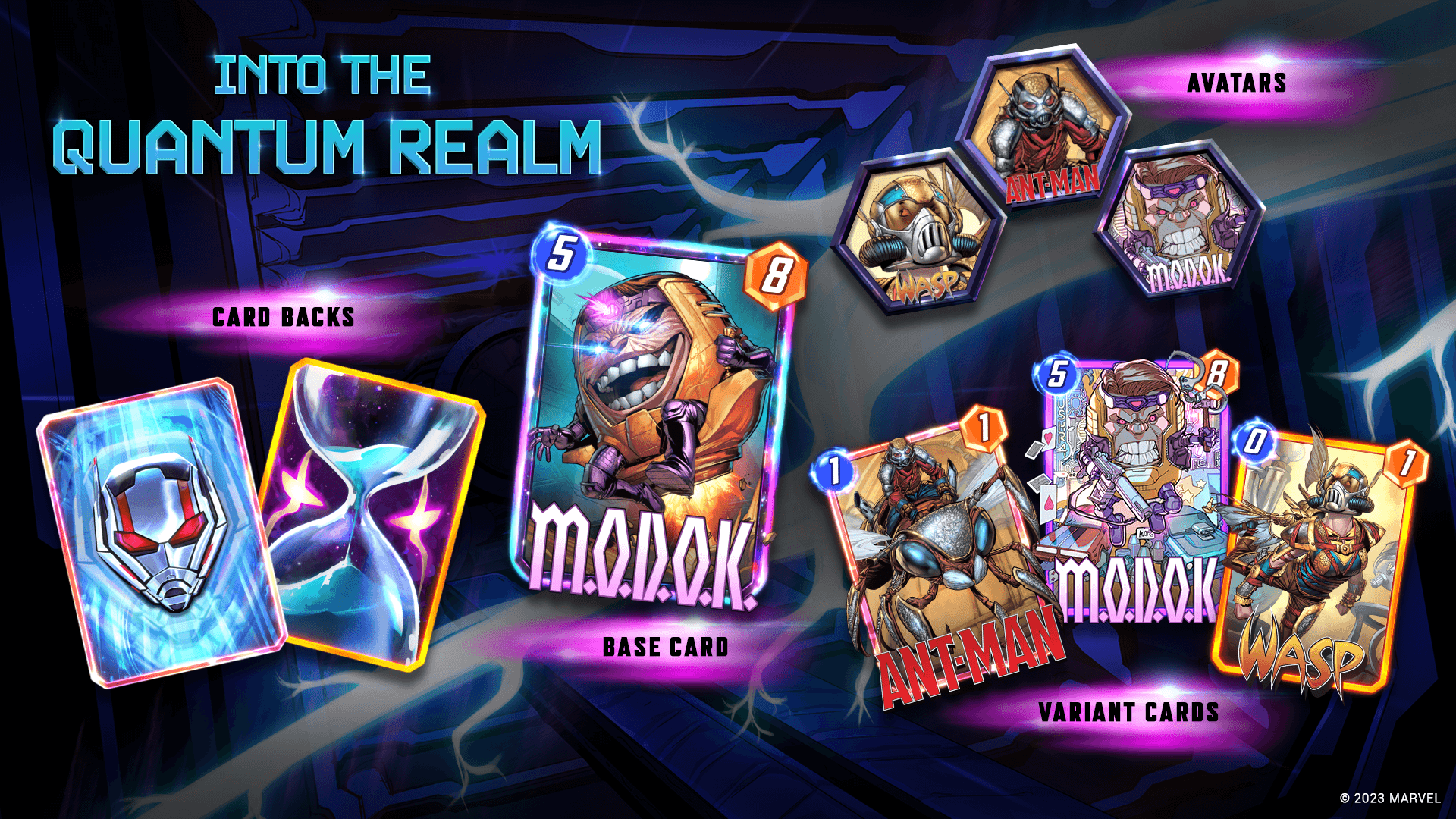 MARVEL SNAP Into the Quantum Realm Seasonal Rewards