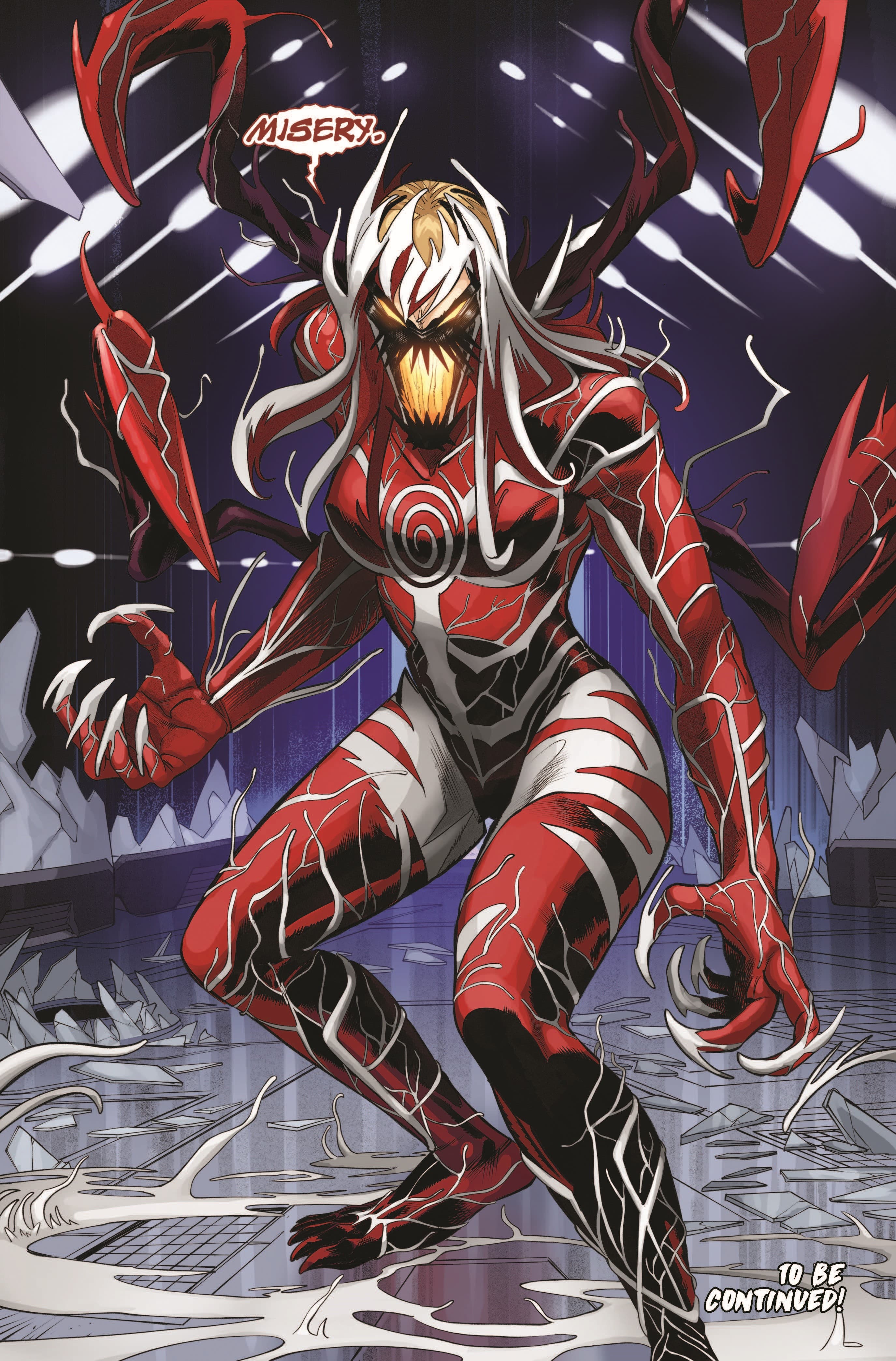 CULT OF CARNAGE: MISERY (2023) #1 page by Sabir Pirzada and Francesco Mortarino