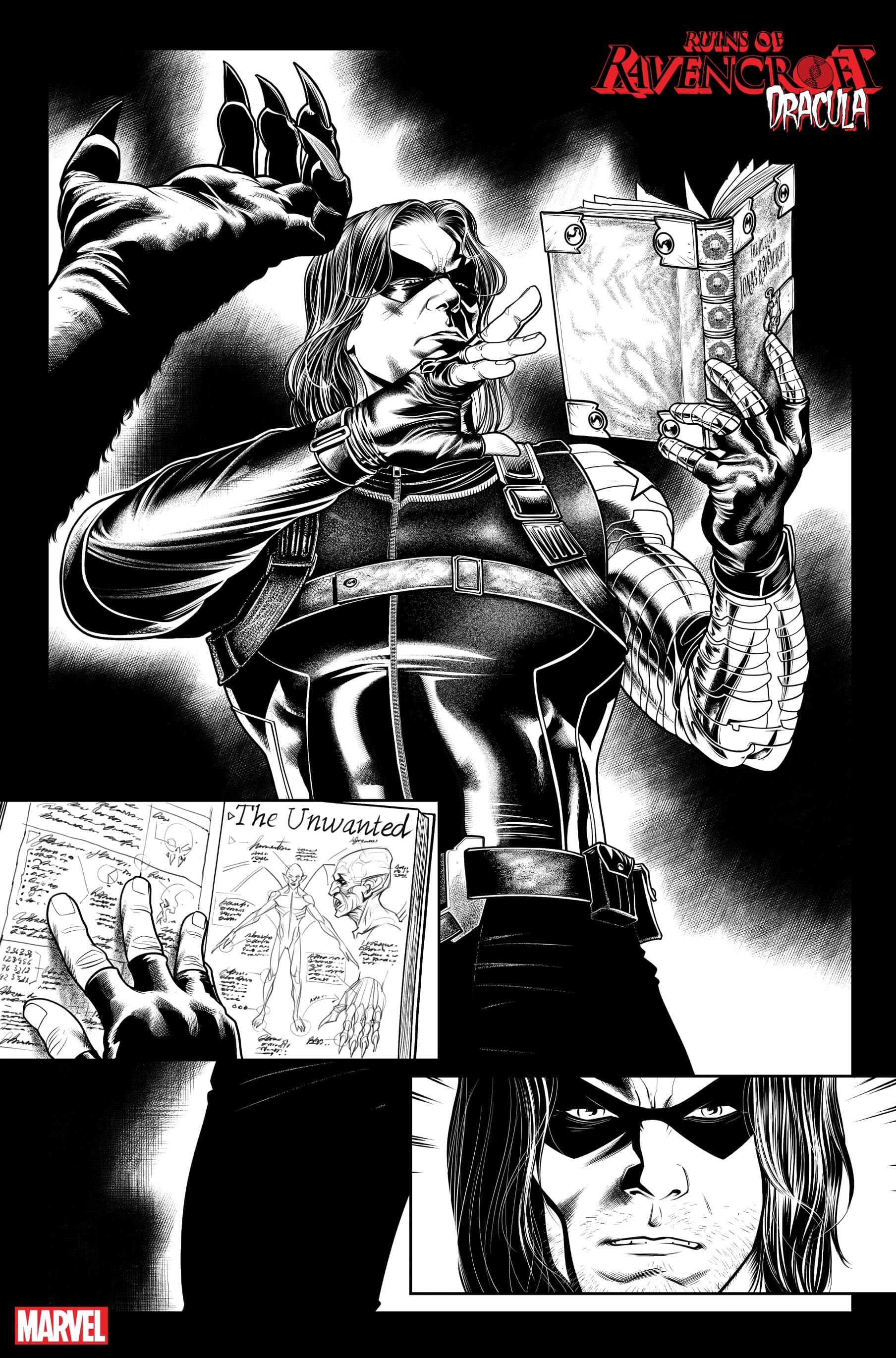 RUINS OF RAVENCROFT: SABRETOOTH #1 art by Stefano Landini 