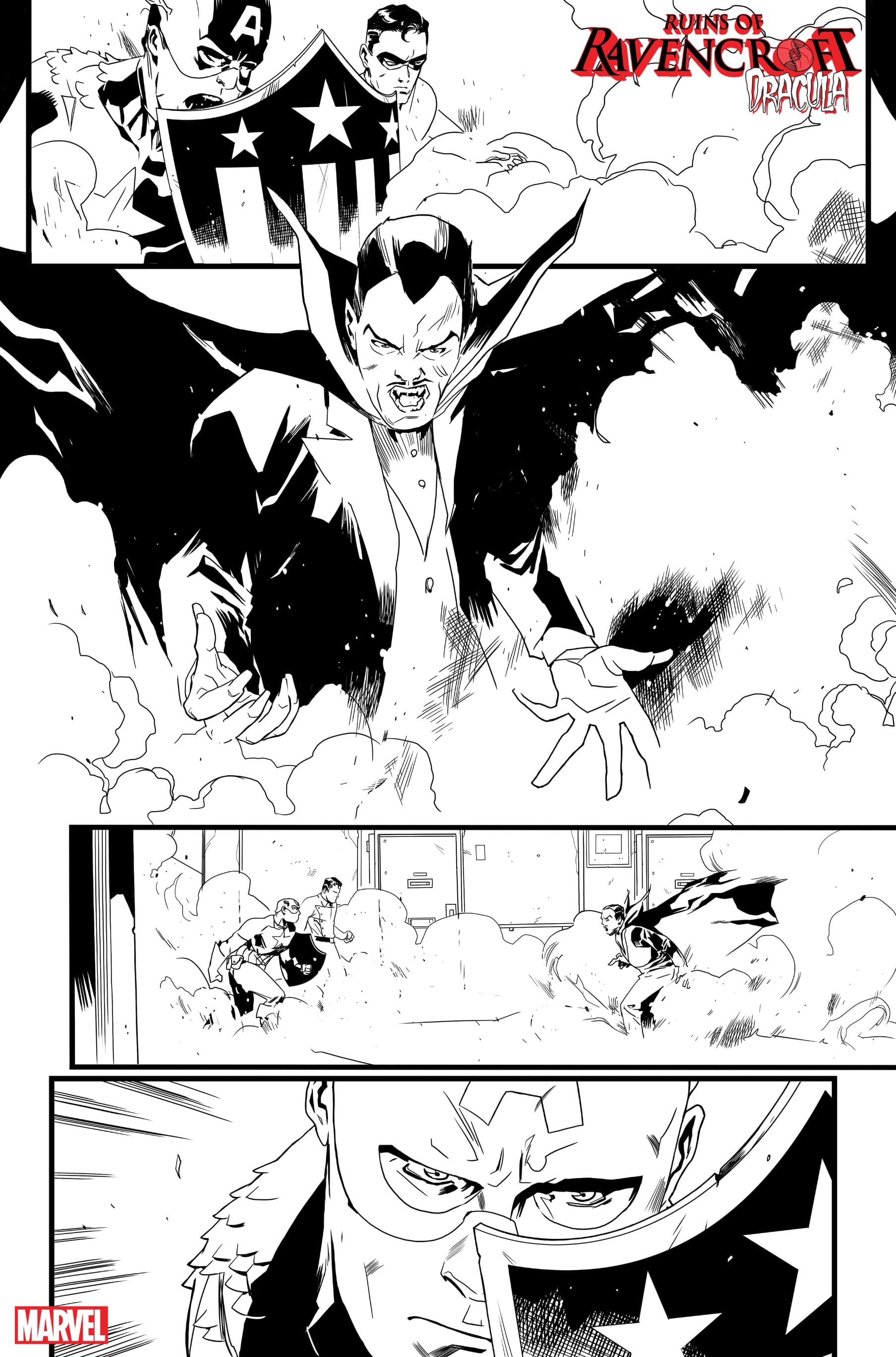 RUINS OF RAVENCROFT: SABRETOOTH #1 art by Stefano Landini 