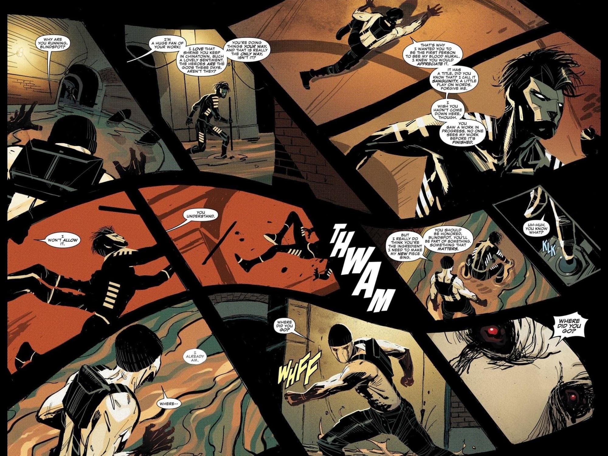 The Comics History of Sam Chung, AKA Blindspot | Marvel