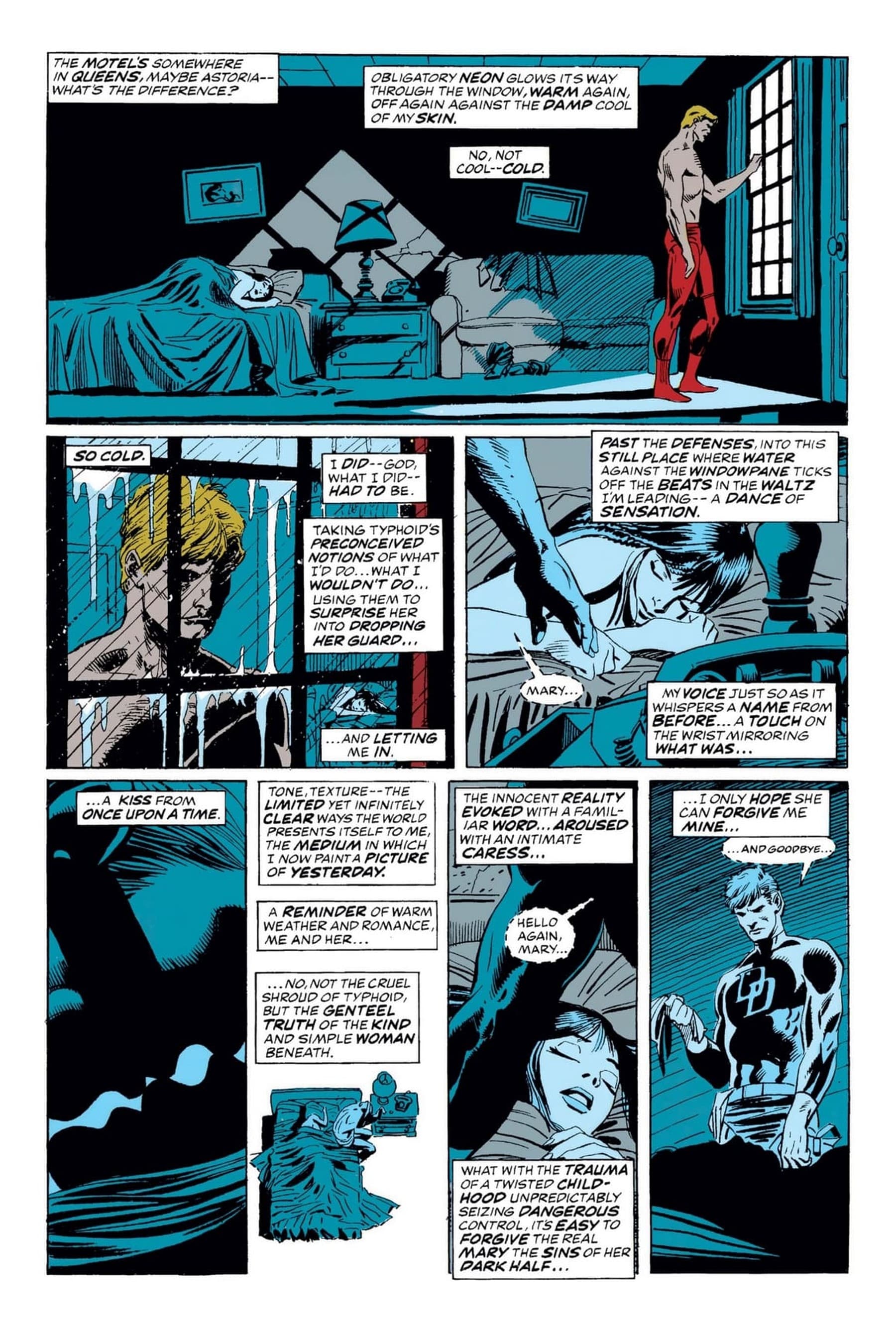 DAREDEVIL (1964) #297 page by D.G. Chichester and Lee Weeks