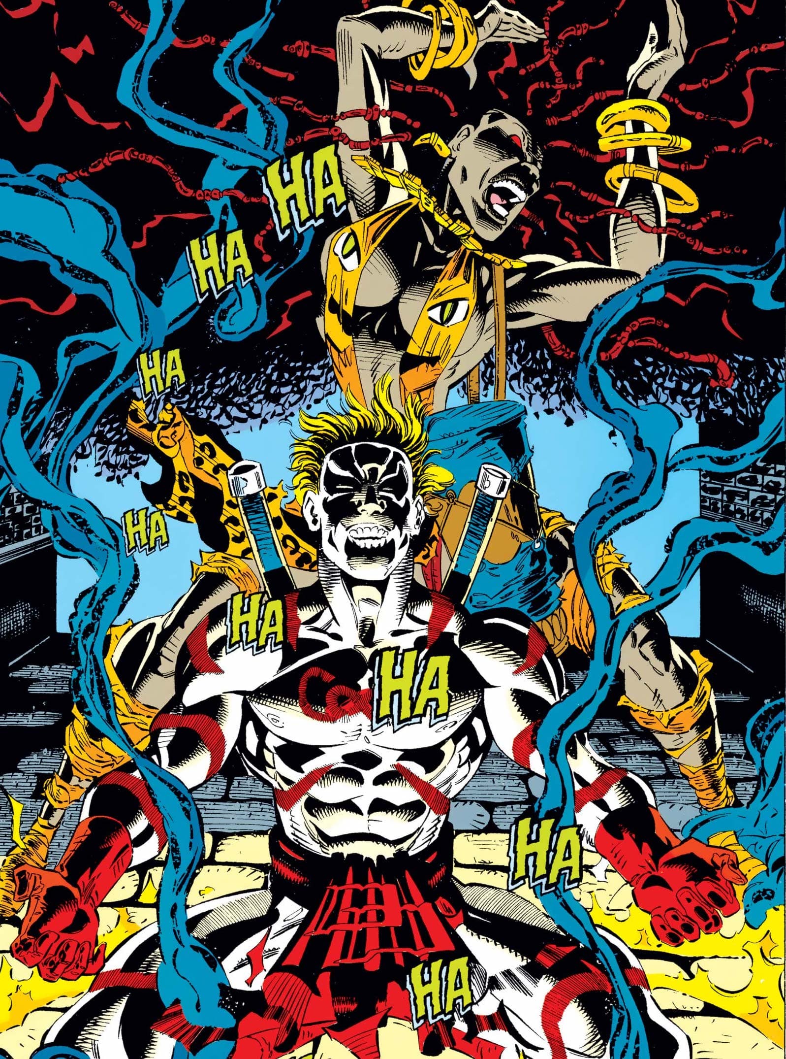 DAREDEVIL (1964) #311 interior art by Scott Alan McDaniel