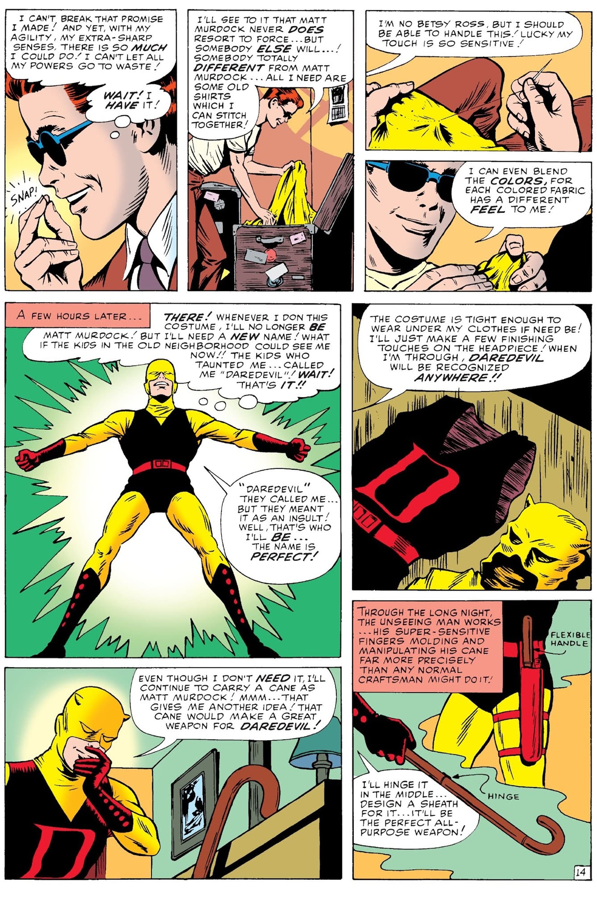 DAREDEVIL (1964) #1 page by Stan Lee, Bill Everett, Steve Ditko, and Sol Brodsky