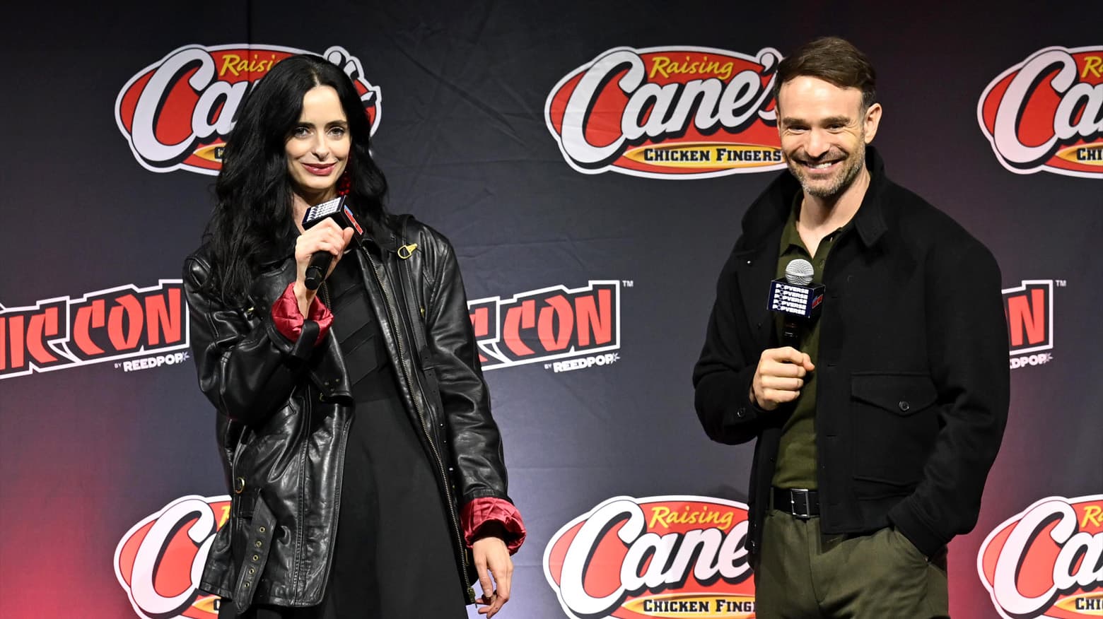 'Daredevil: Born Again' stars Krysten Ritter and Charlie Cox at NYCC