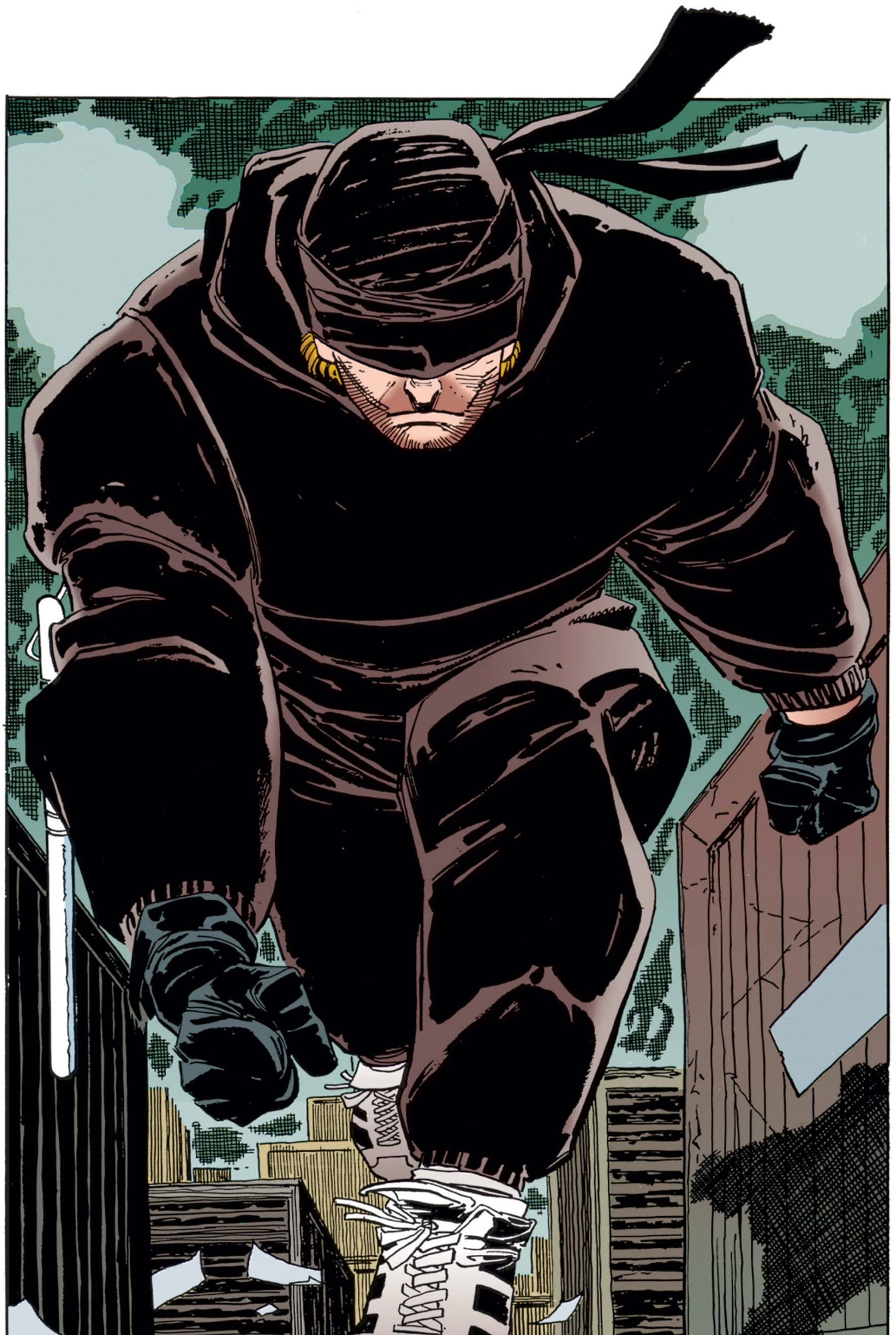 DAREDEVIL: THE MAN WITHOUT FEAR (1993) #5 page by Frank Miller, John Romita, Jr., and Al Williamson