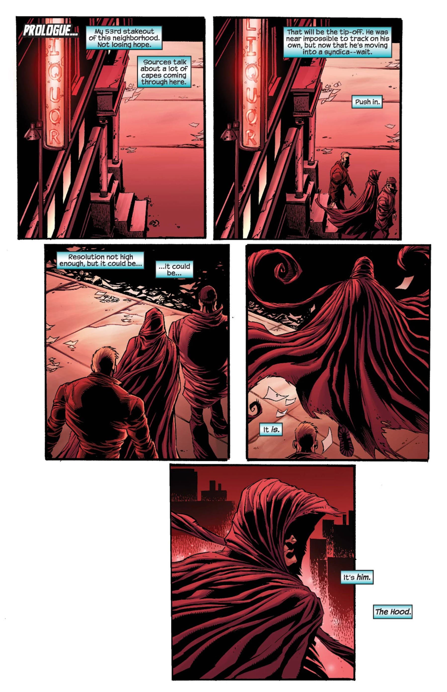 DARK REIGN: THE HOOD (2009) #1 page by Jeff Parker and Kyle Hotz