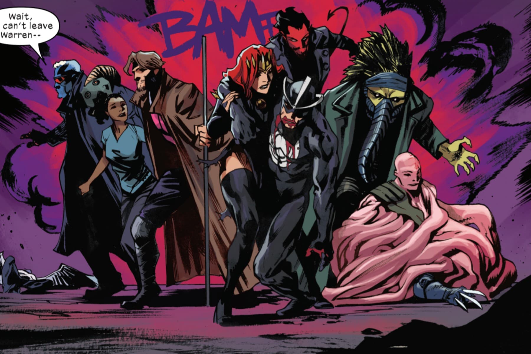 DARK X-MEN (2023) #1 panel by Steve Foxe and Jonas Scharf