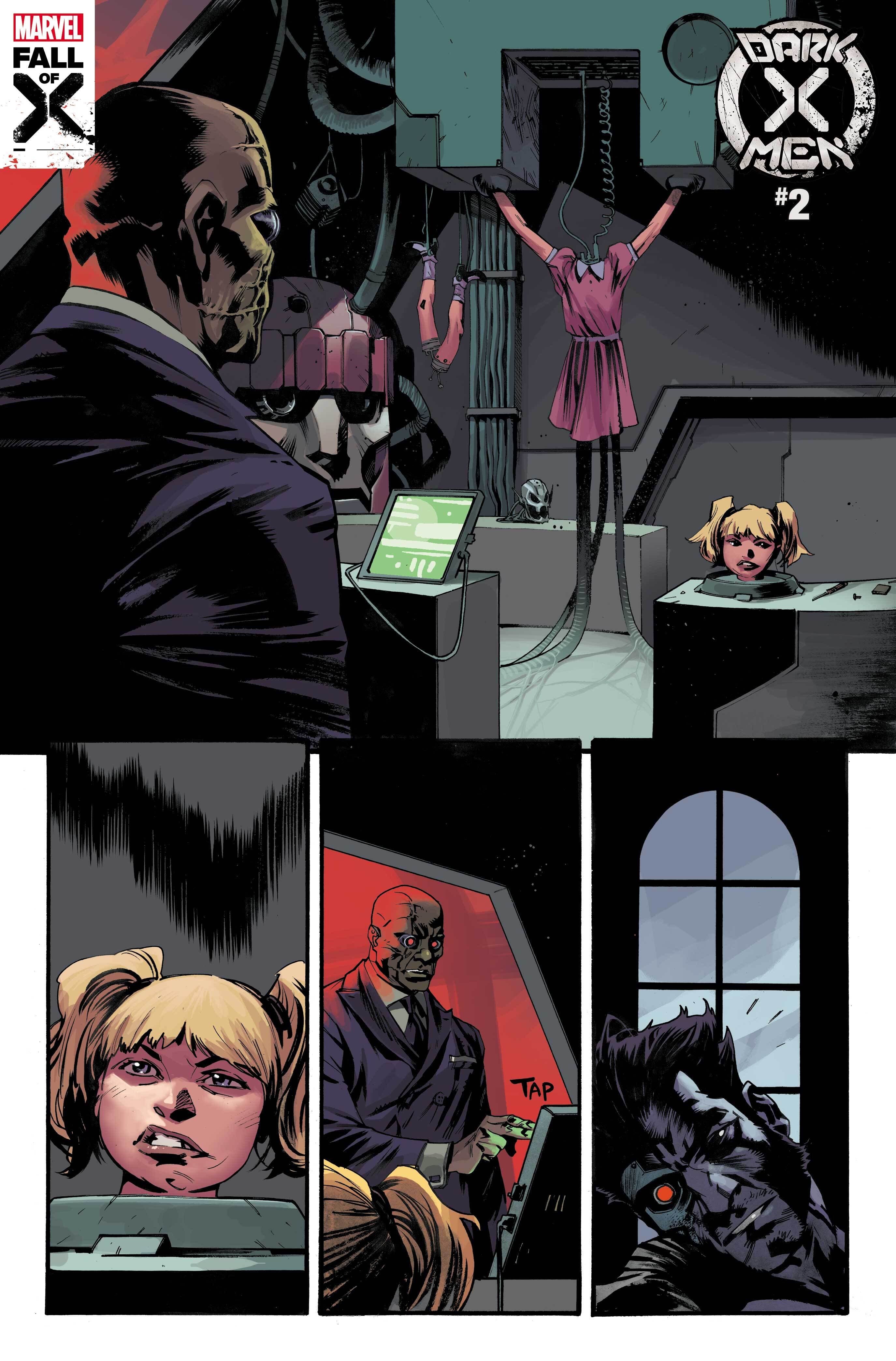 DARK X-MEN (2023) #2 interior artwork by Jonas Scharf