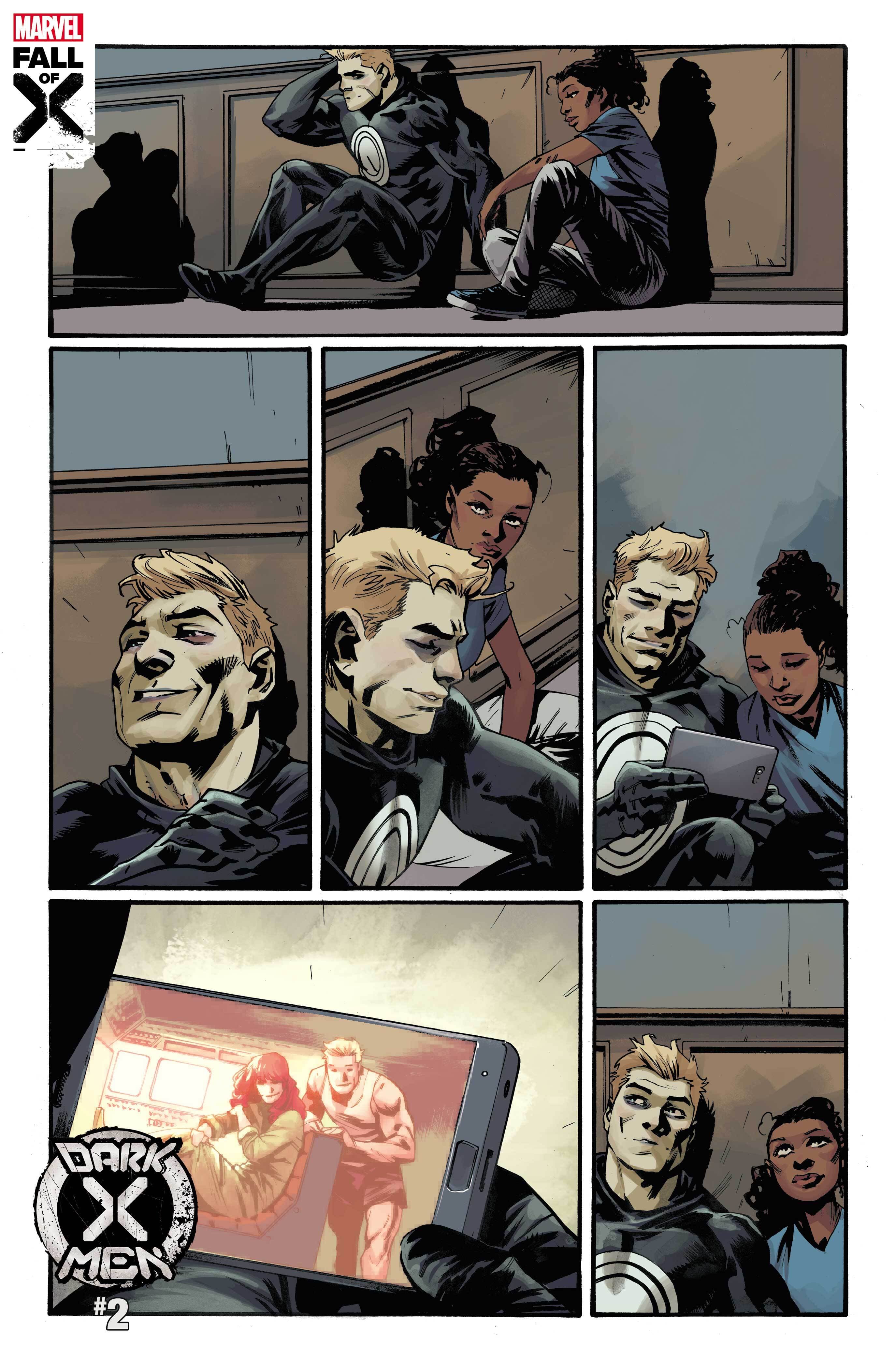 DARK X-MEN (2023) #2 interior artwork by Jonas Scharf