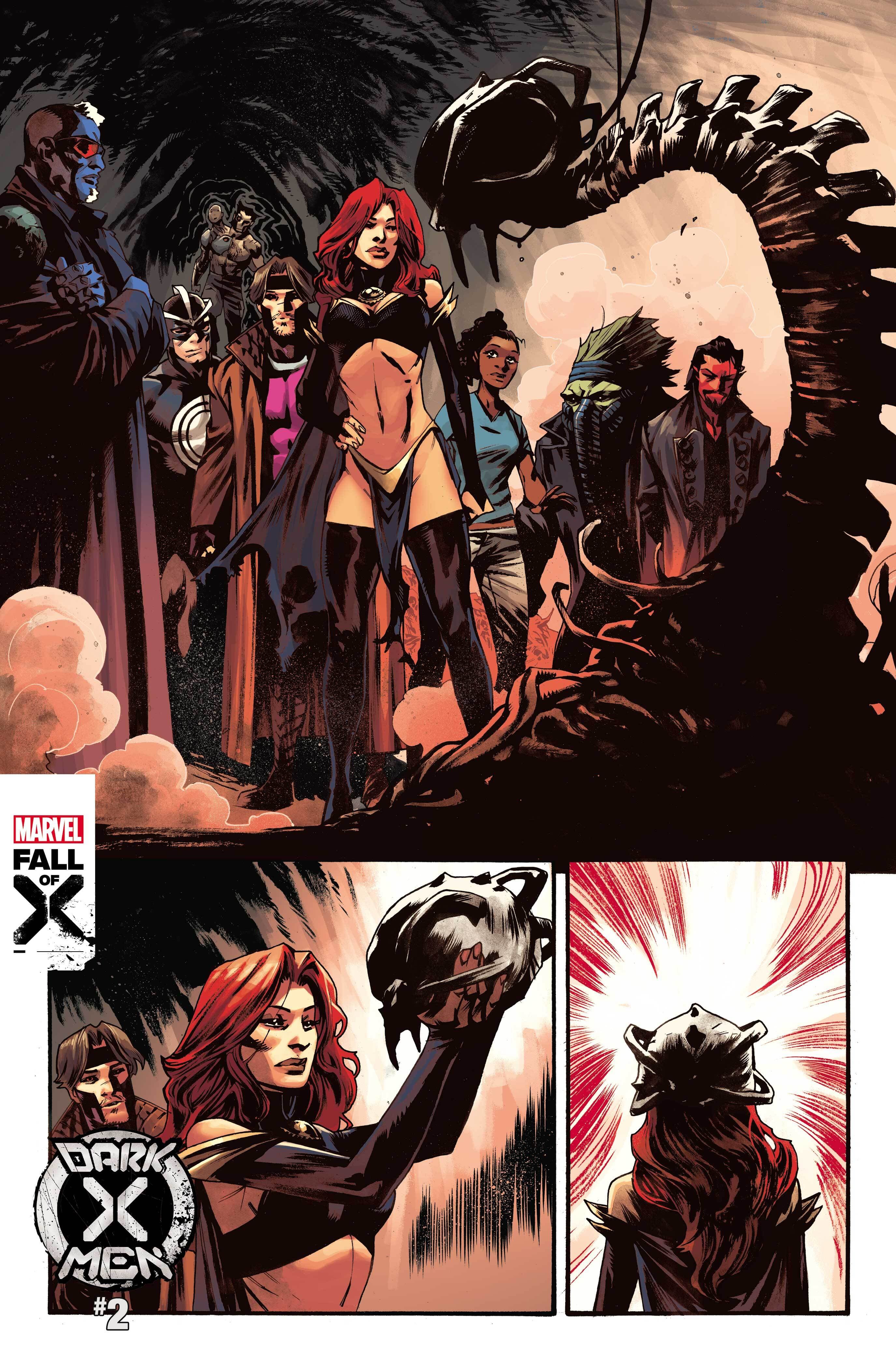 DARK X-MEN (2023) #2 interior artwork by Jonas Scharf