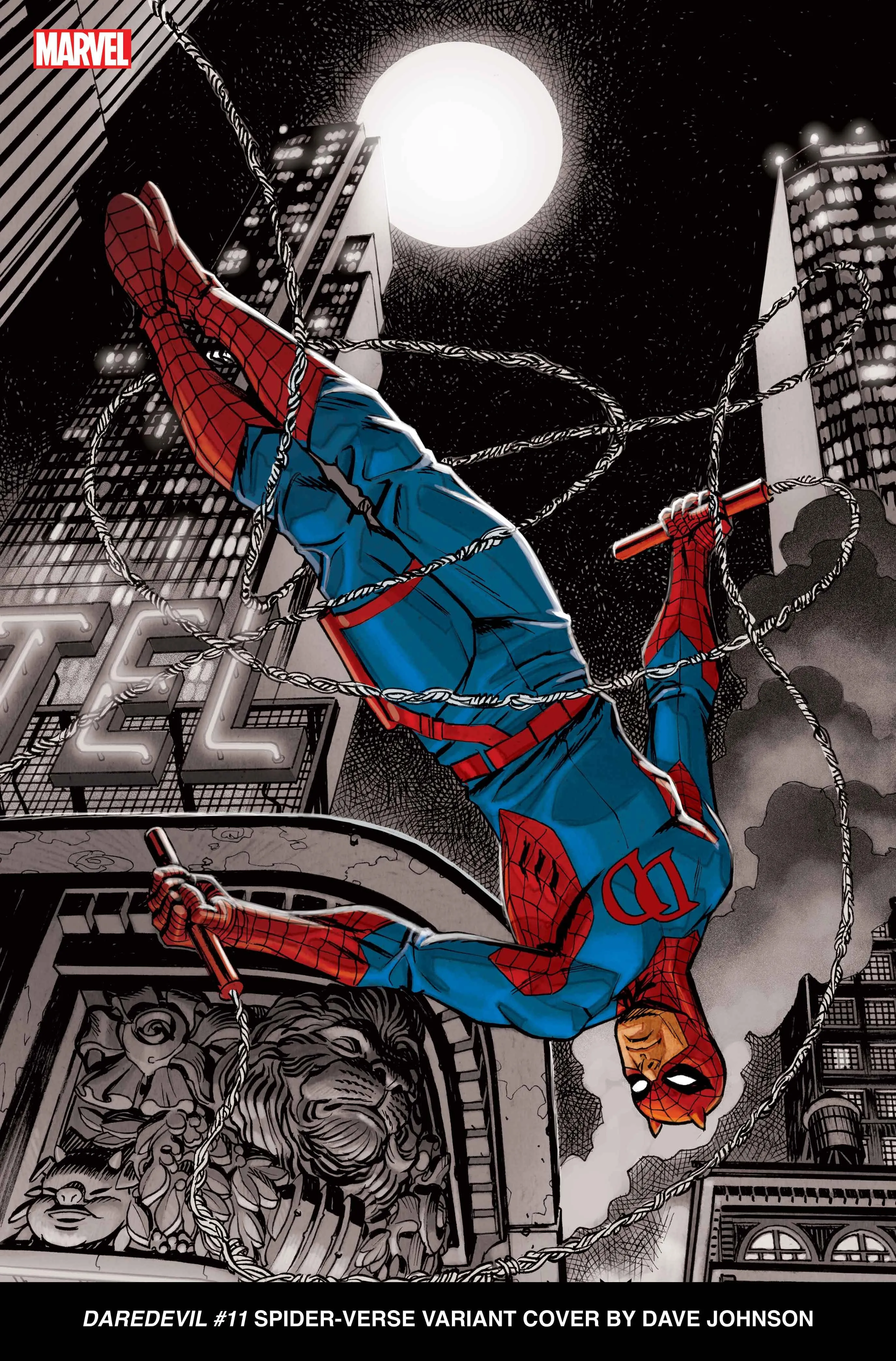 DAREDEVIL #11 Spider-Verse Variant Cover by Dave Johnson