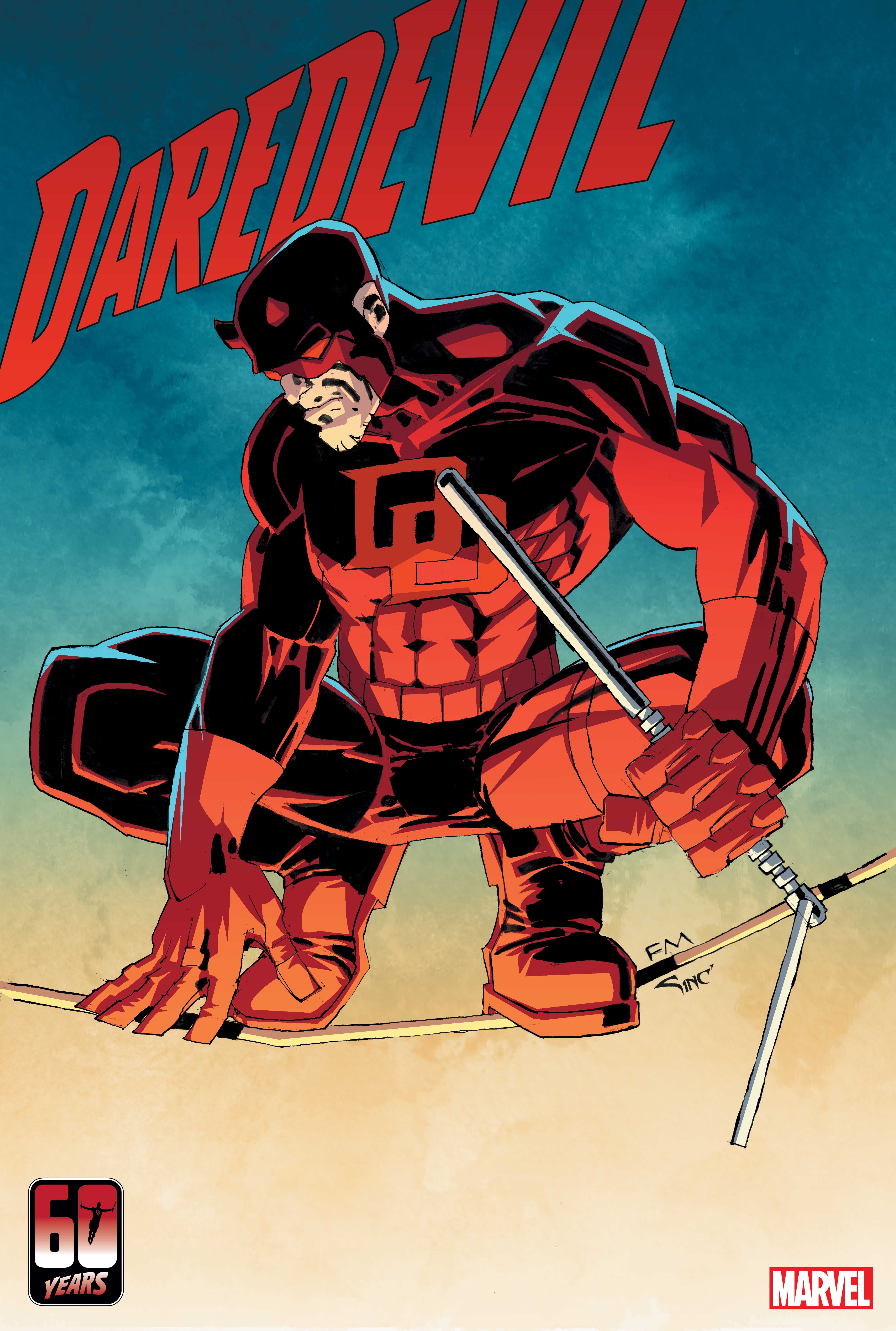 DAREDEVIL #8 variant cover by Frank Miller