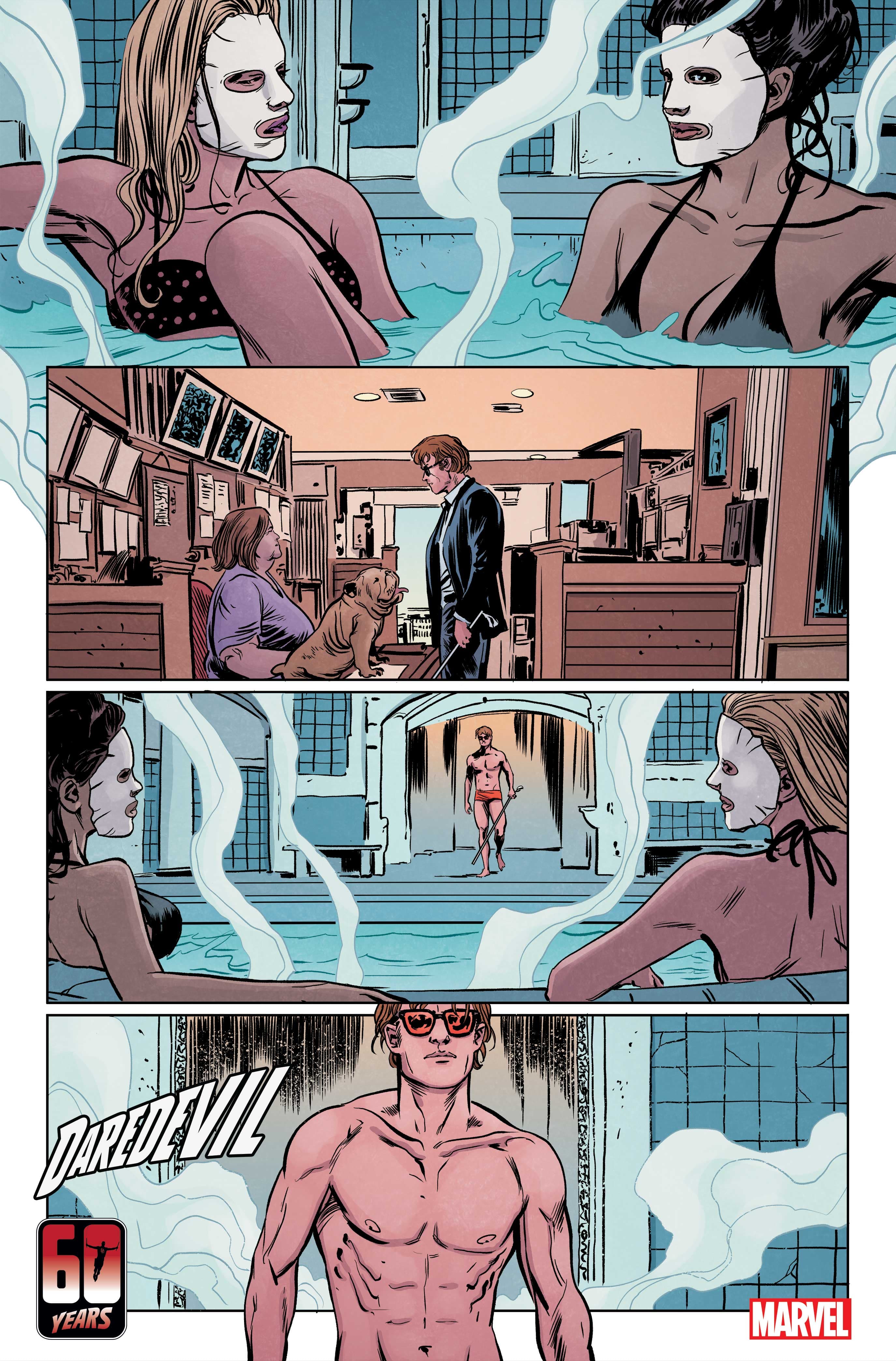 DAREDEVIL #8 story by Ann Nocenti and Stefano Rafaelle