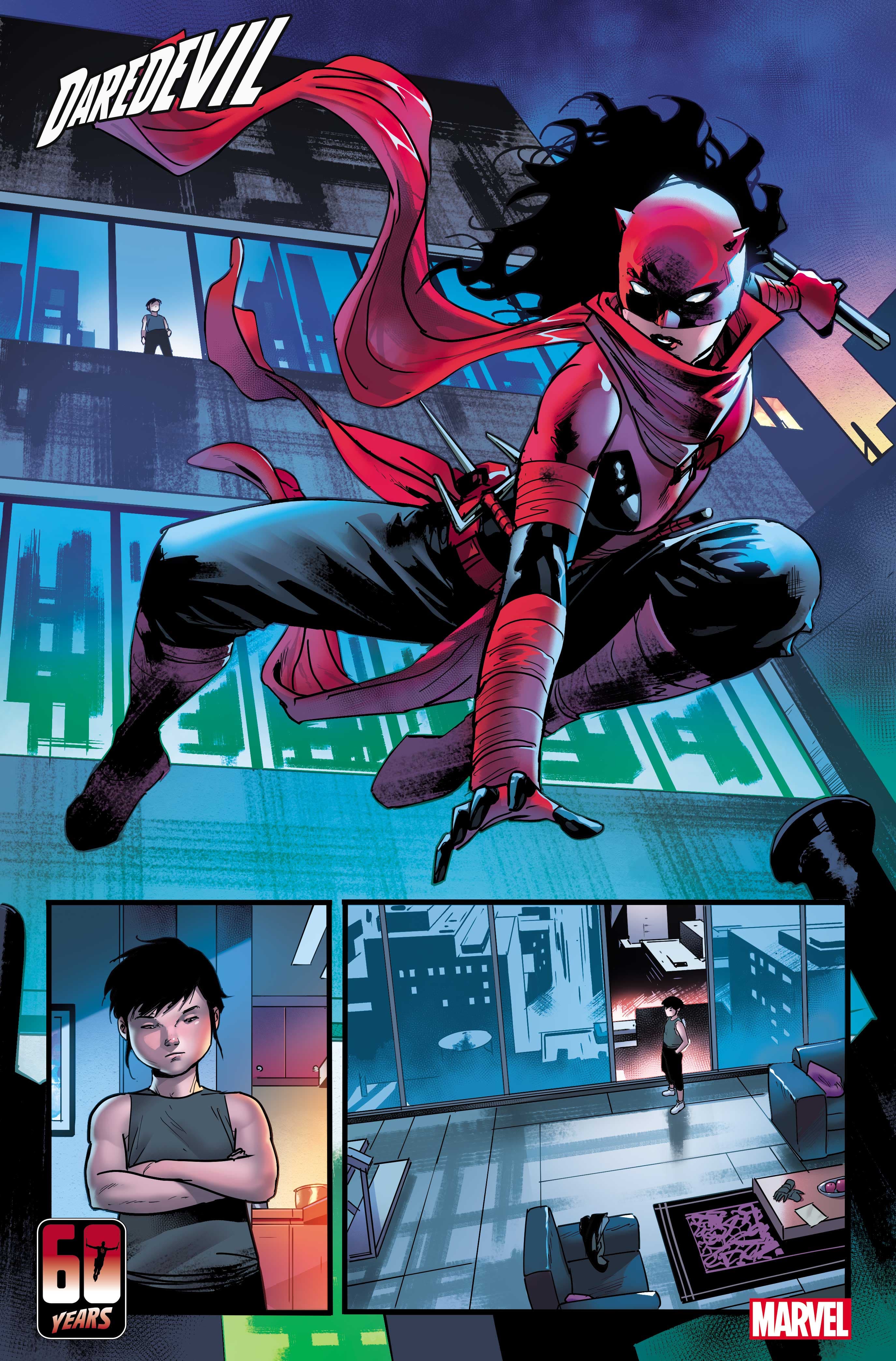 DAREDEVIL #8 story by Erica Schultz and Jan Bazaldua