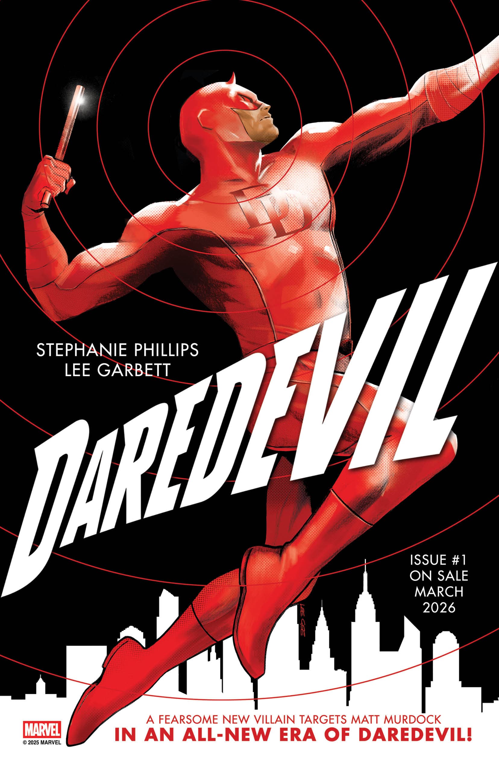 DAREDEVIL #1 Cover by LEE GARBETT