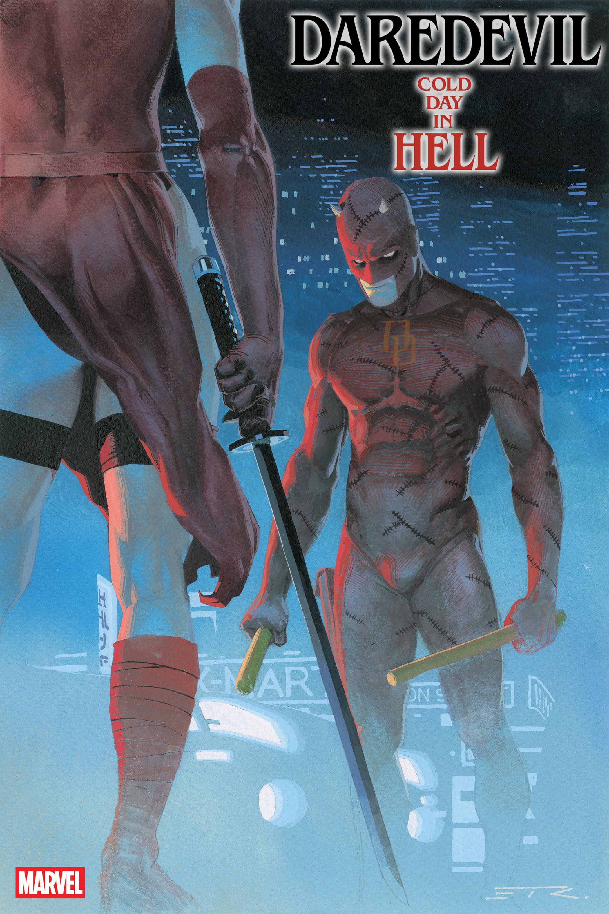 DAREDEVIL: COLD DAY IN HELL #2 by variant cover by Esad Ribić
