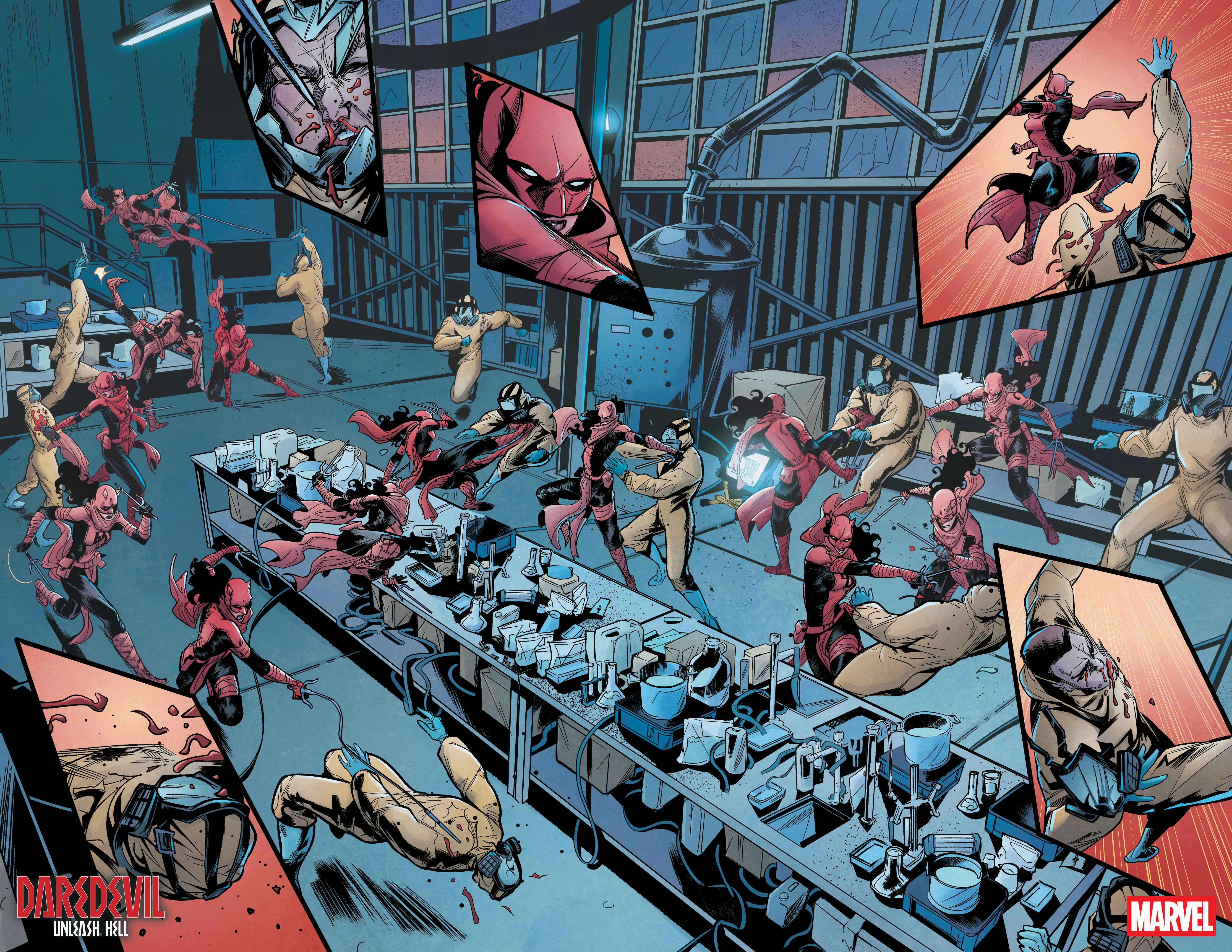 DAREDEVIL: UNLEASH HELL – RED BAND #1 art by Valentina Pinti
