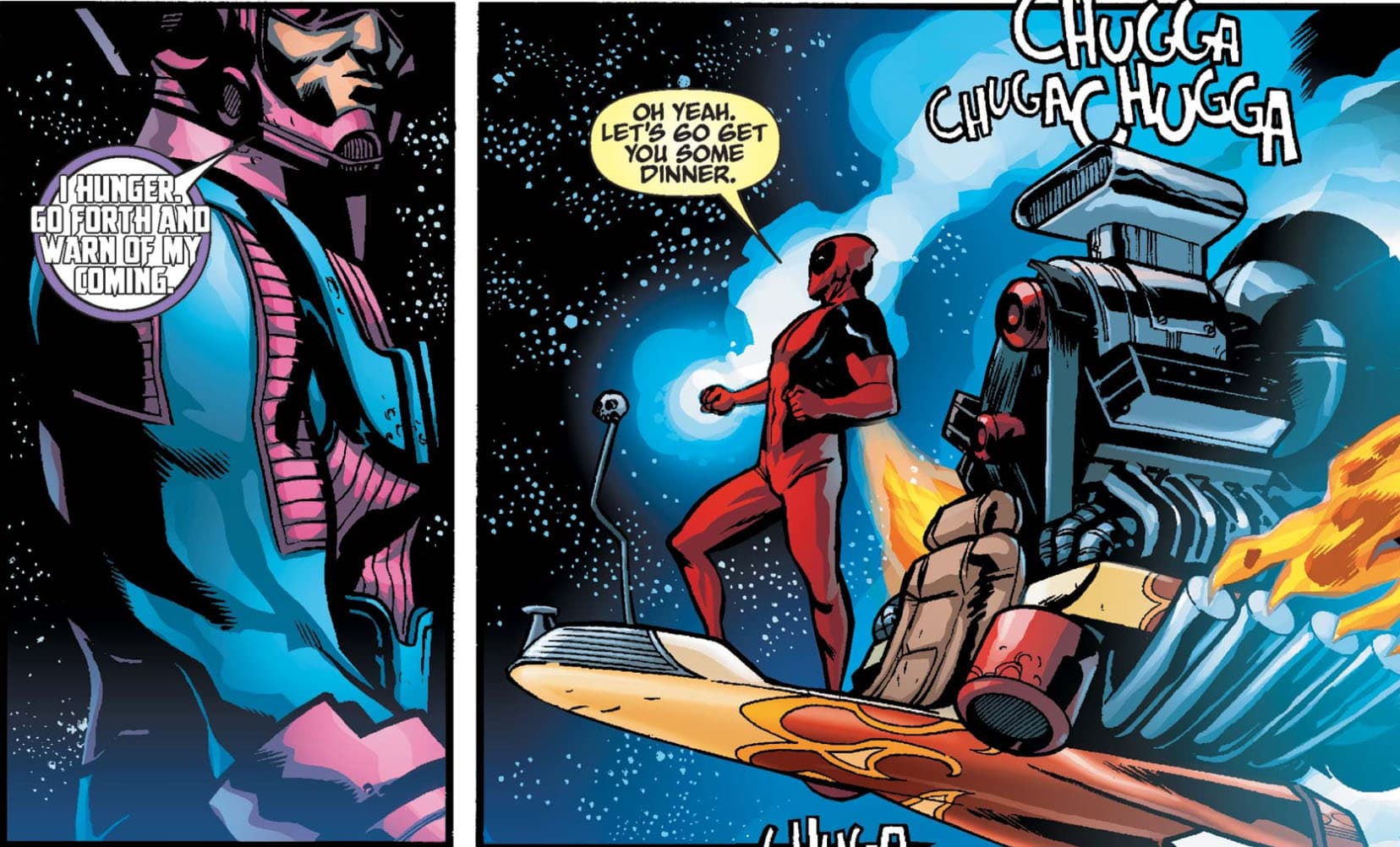 Deadpool and Galactus