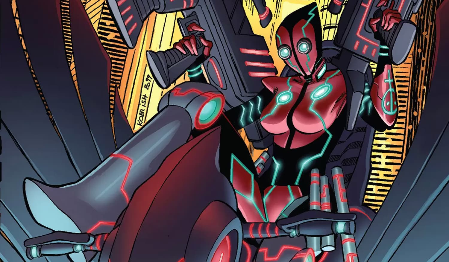 DEADPOOL (2015) #6 cover by Scott Koblish and Guru-eFX