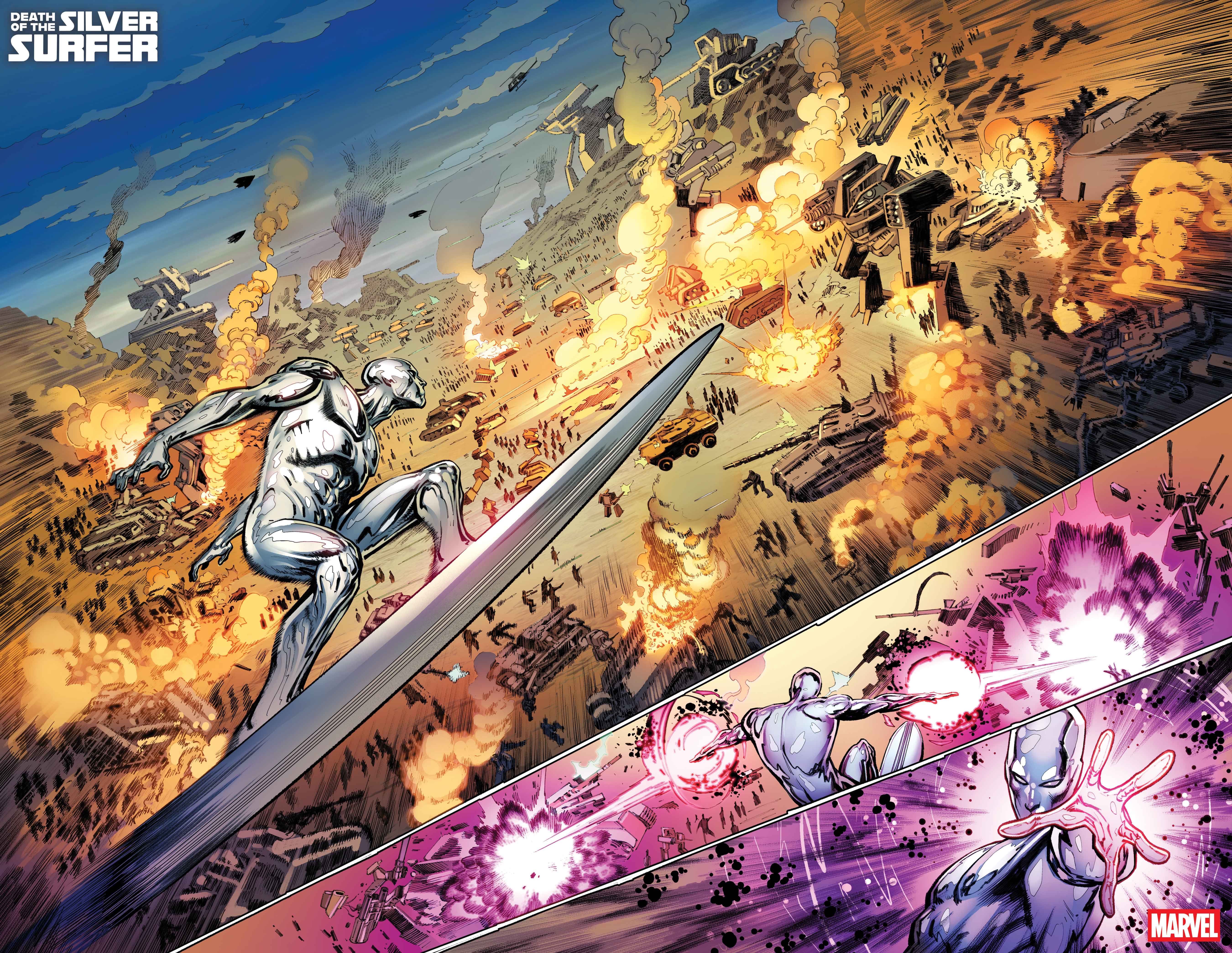DEATH OF THE SILVER SURFER #1 Art by SUMIT KUMAR