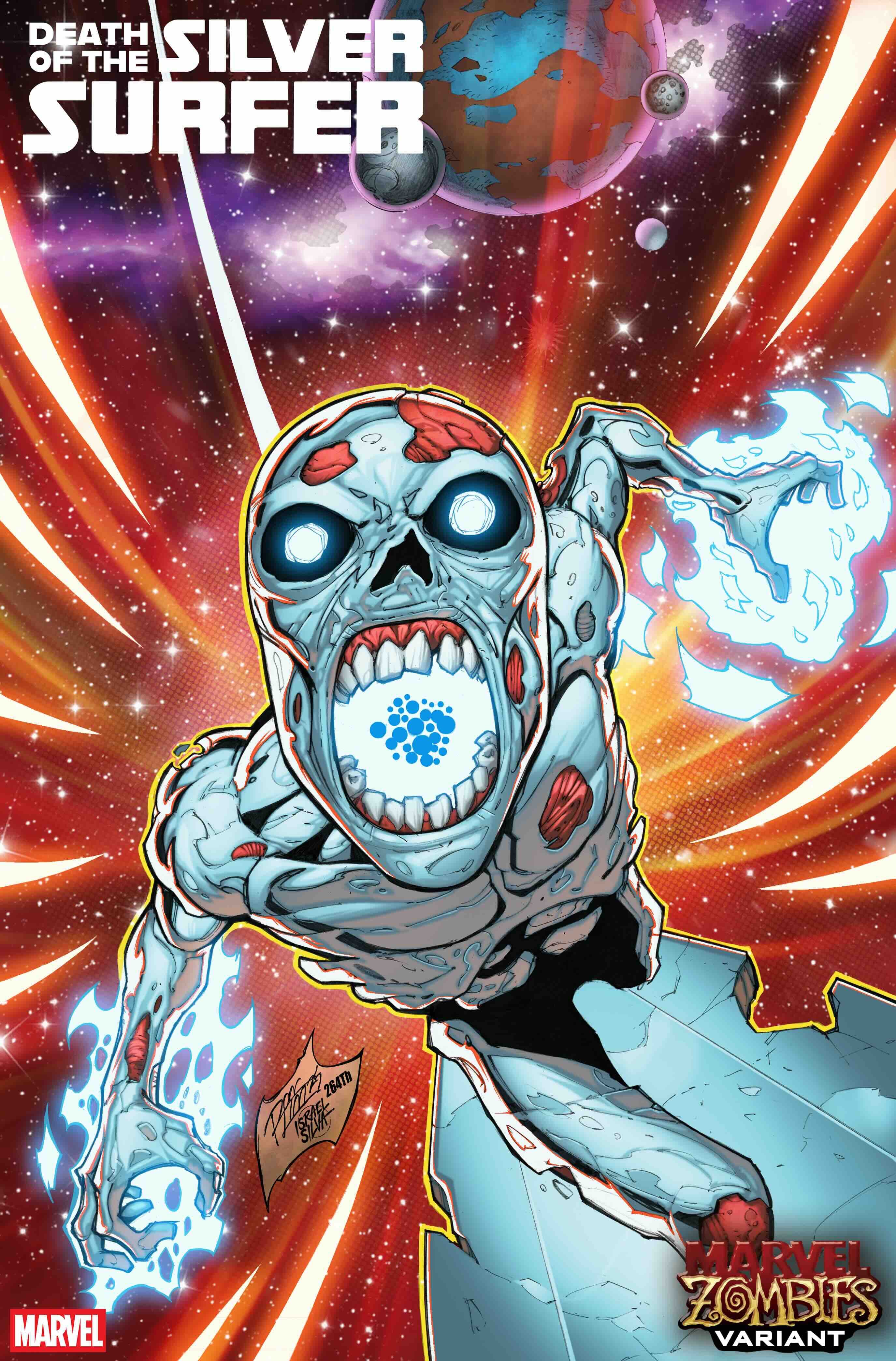 DEATH OF THE SILVER SURFER #5 Marvel Zombies Variant Cover by RON LIM