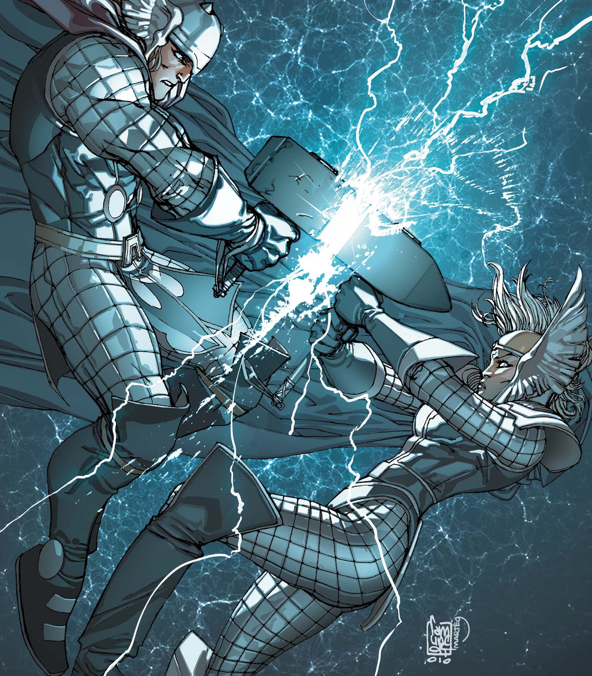 X-MEN: TO SERVE AND PROTECT (2010) #3 cover by Giuseppe Camuncoli and Marte Gracia