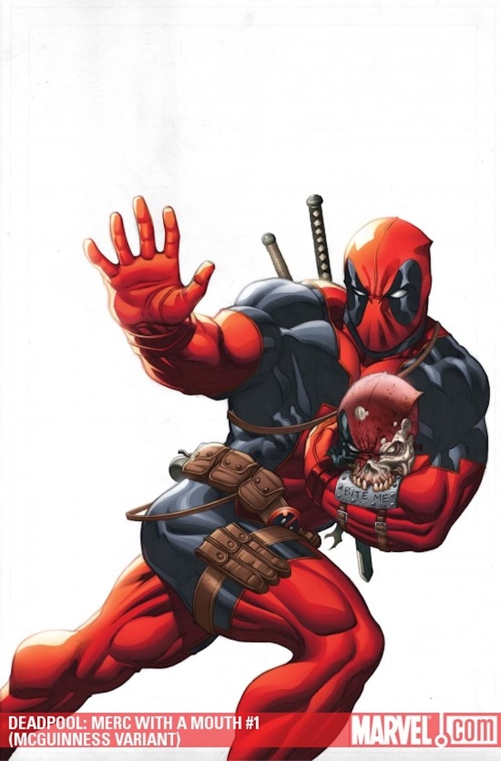 DEADPOOL: MERC WITH A MOUTH (2009) #1 variant cover by Ed McGuinness