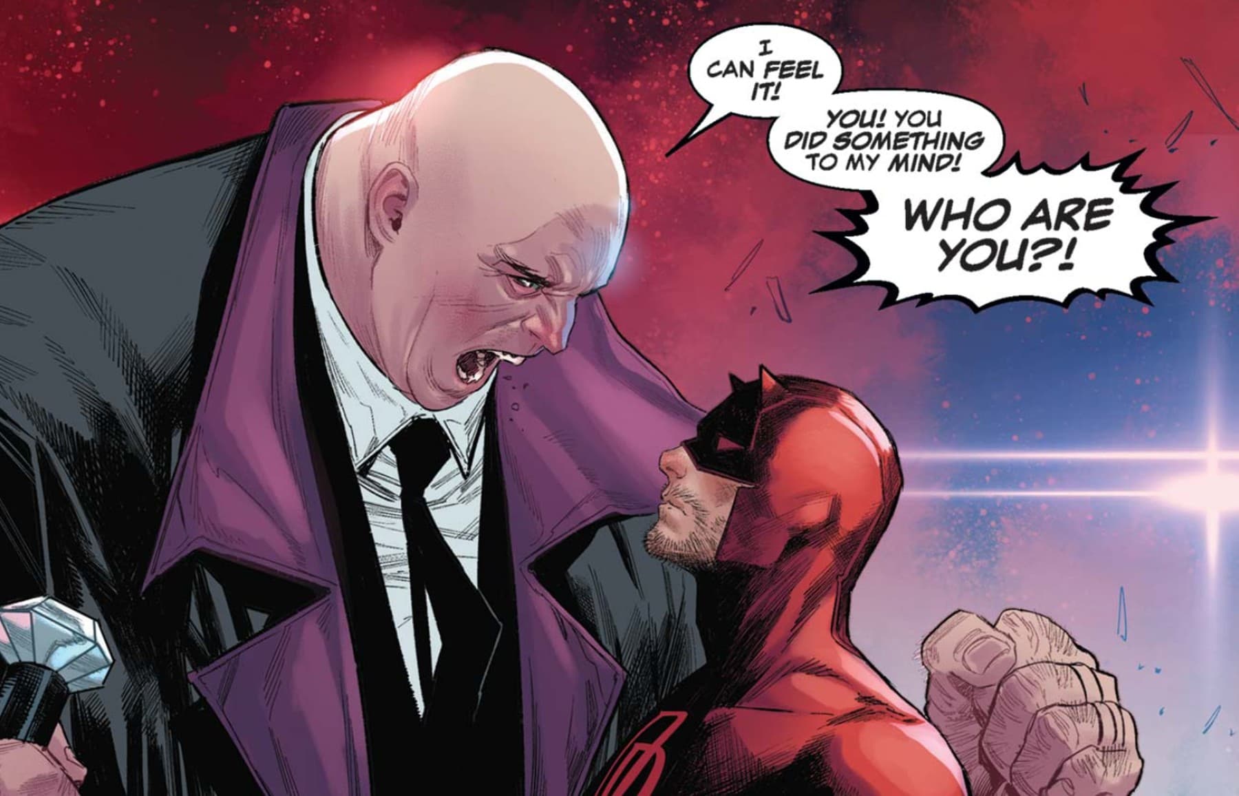 DEVIL'S REIGN (2021) #1 panel by Chip Zdarsky, Marco Checchetto, and Clayton Cowles