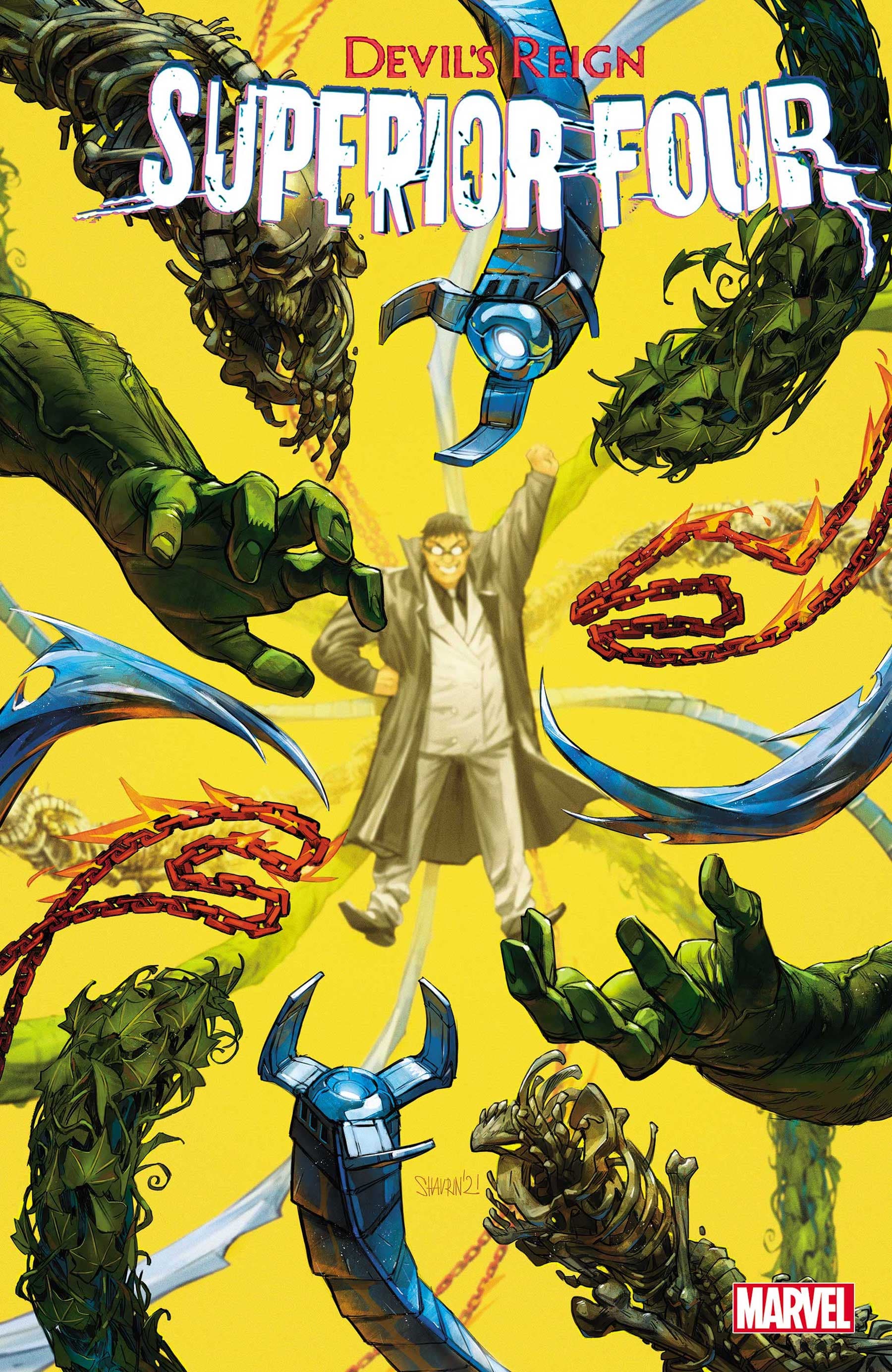 DEVIL’S REIGN: SUPERIOR FOUR #3 Cover by IVAN SHAVRIN