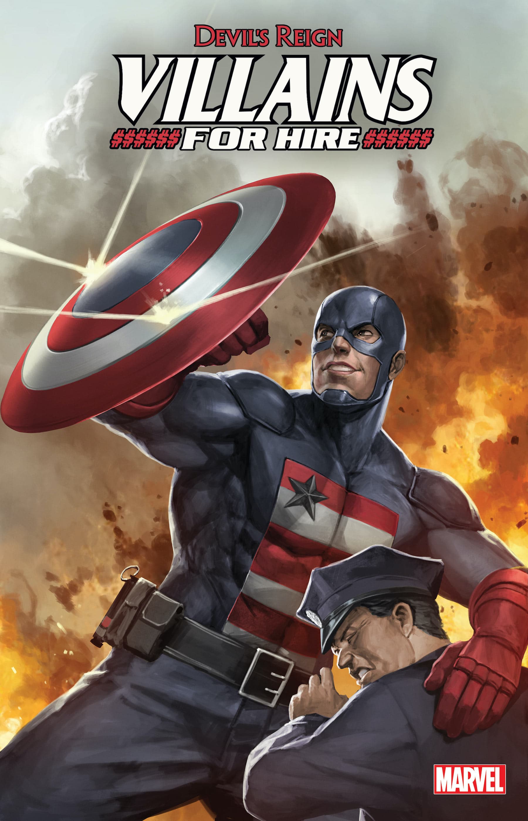 DEVIL’S REIGN: VILLAINS FOR HIRE #2 Cover by SKAN