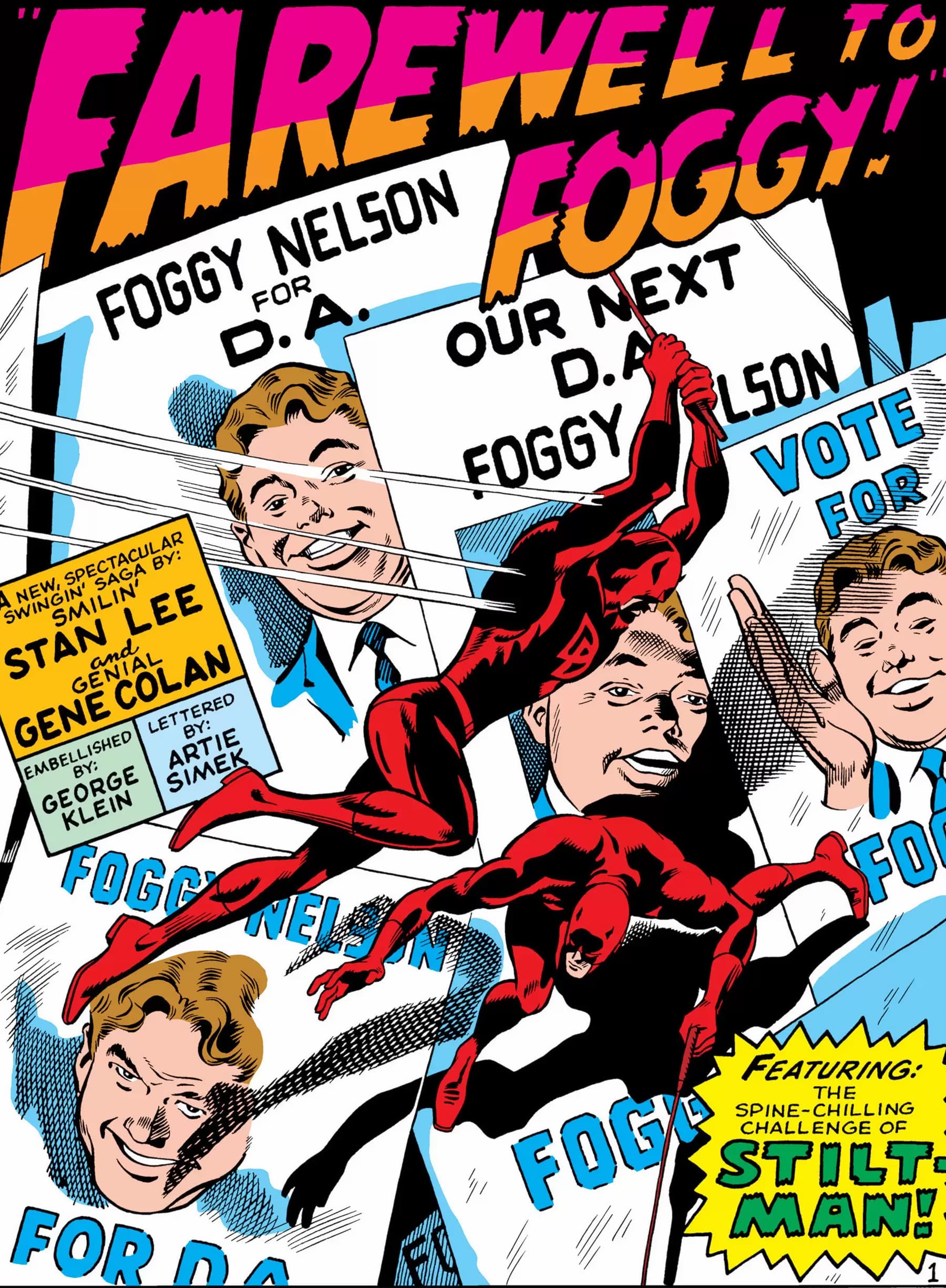 [District Attorney] DAREDEVIL (1964) #48 cover by Gene Colan and George Klein