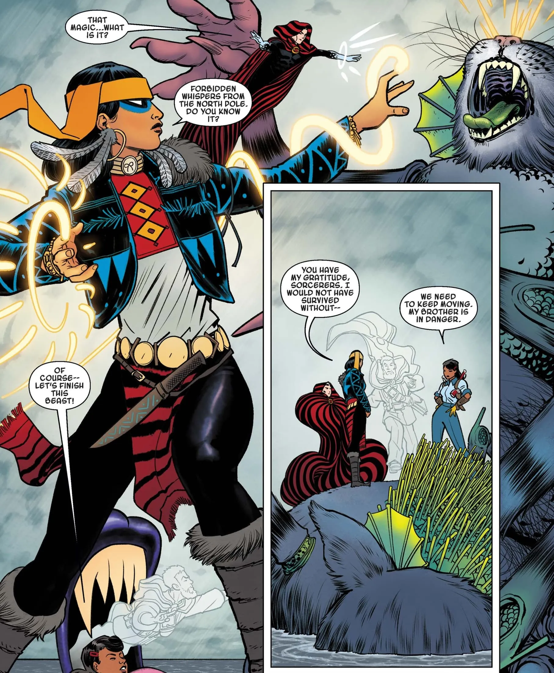 Forbidden Whispers from the North Pole in DOCTOR STRANGE AND THE SORCERERS SUPREME (2016) #6.
