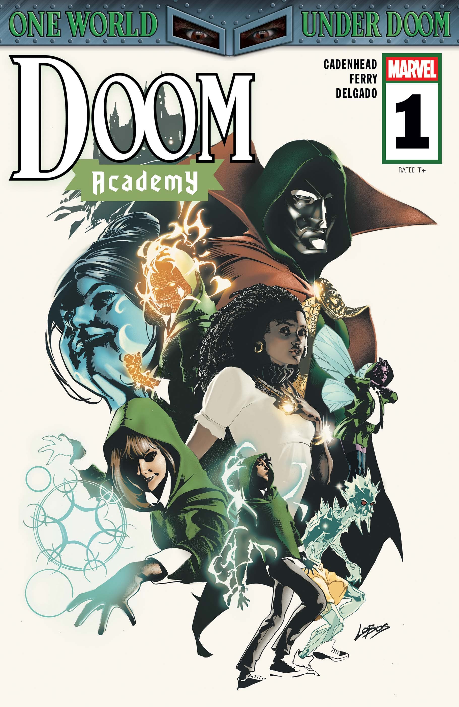 DOOM ACADEMY (2025) #1 cover by Pablo Villalobos