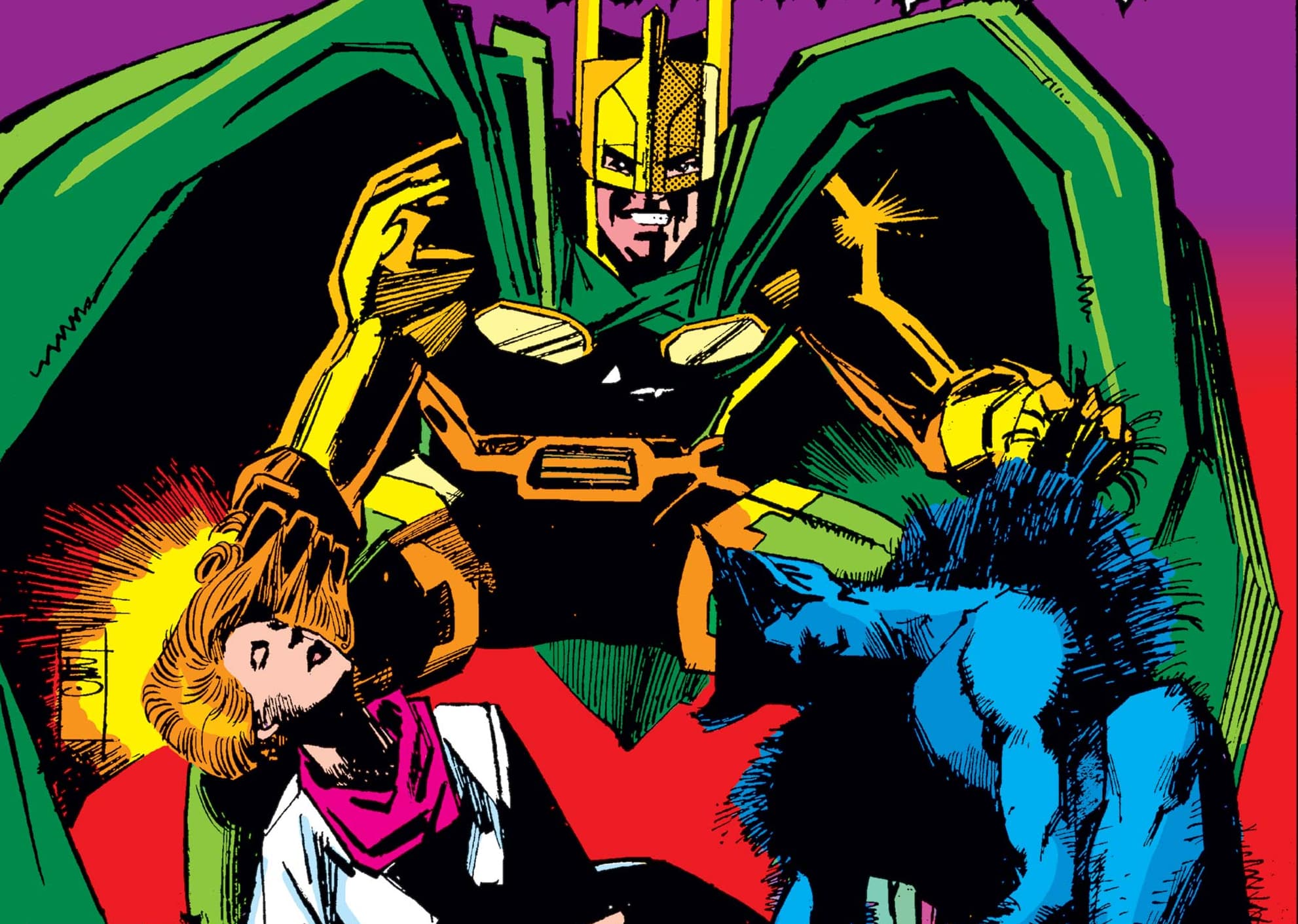 BEAUTY AND THE BEAST (1985) #4 cover by Bill Sienkiewicz