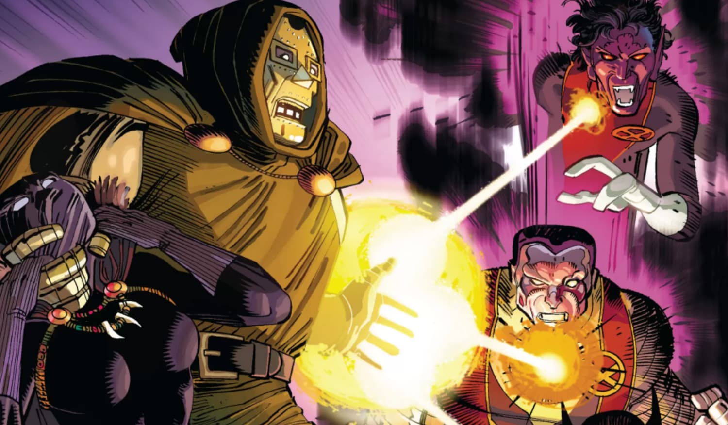 DOOMWAR (2010) #2 cover by John Romita Jr., Klaus Janson, and Dean White