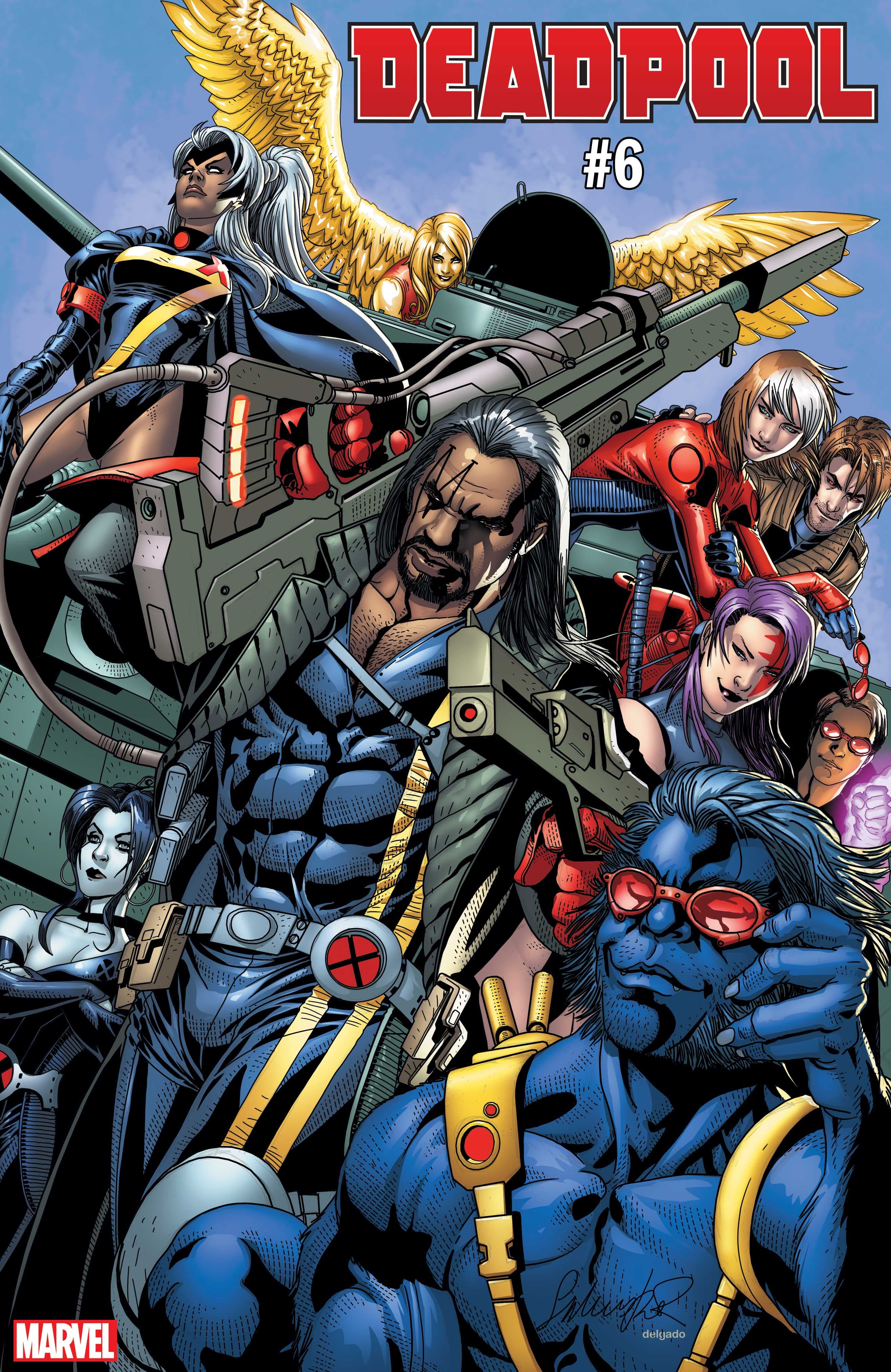 DEADPOOL #6 / UNCANNY X-MEN VARIANT COVER by Salvador Larroca