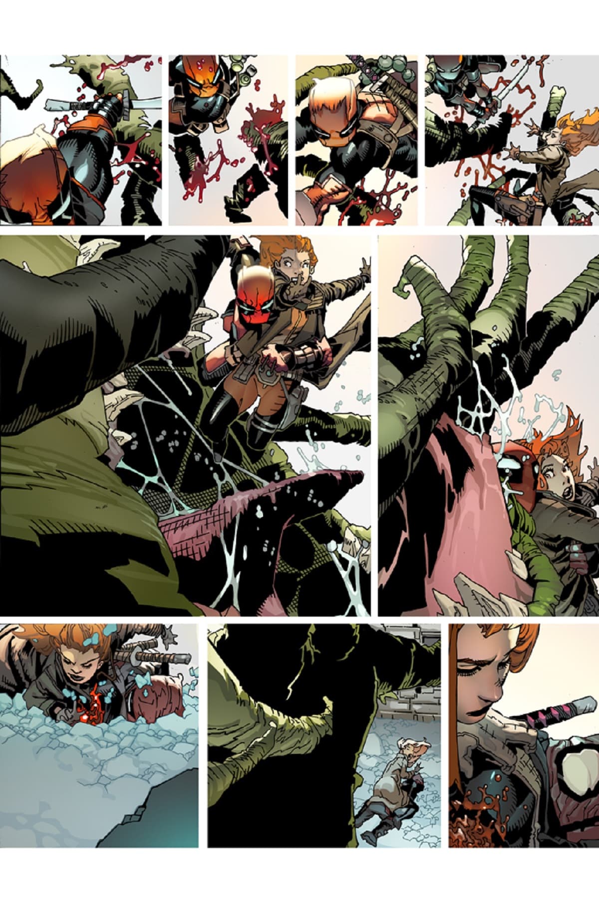 DEADPOOL #1 interiors by Chris Bachalo