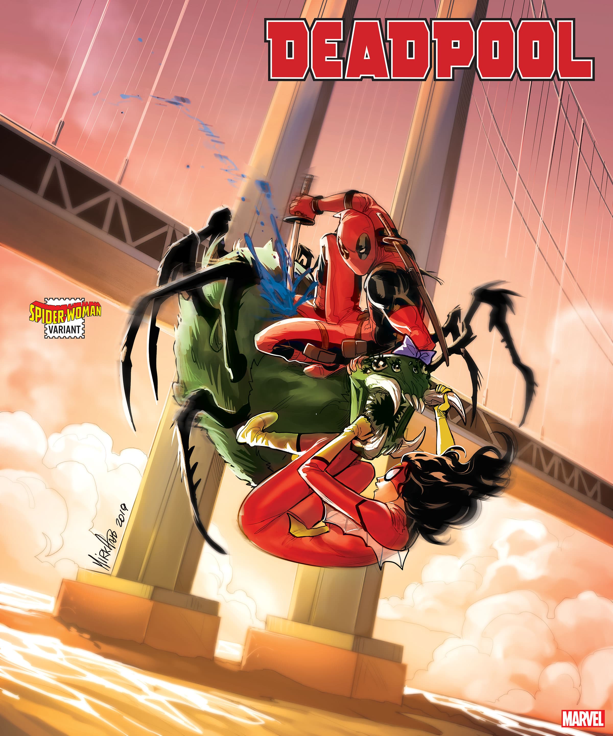 DEADPOOL #5 SPIDER-WOMAN VARIANT by MIRKA ANDOLFO 