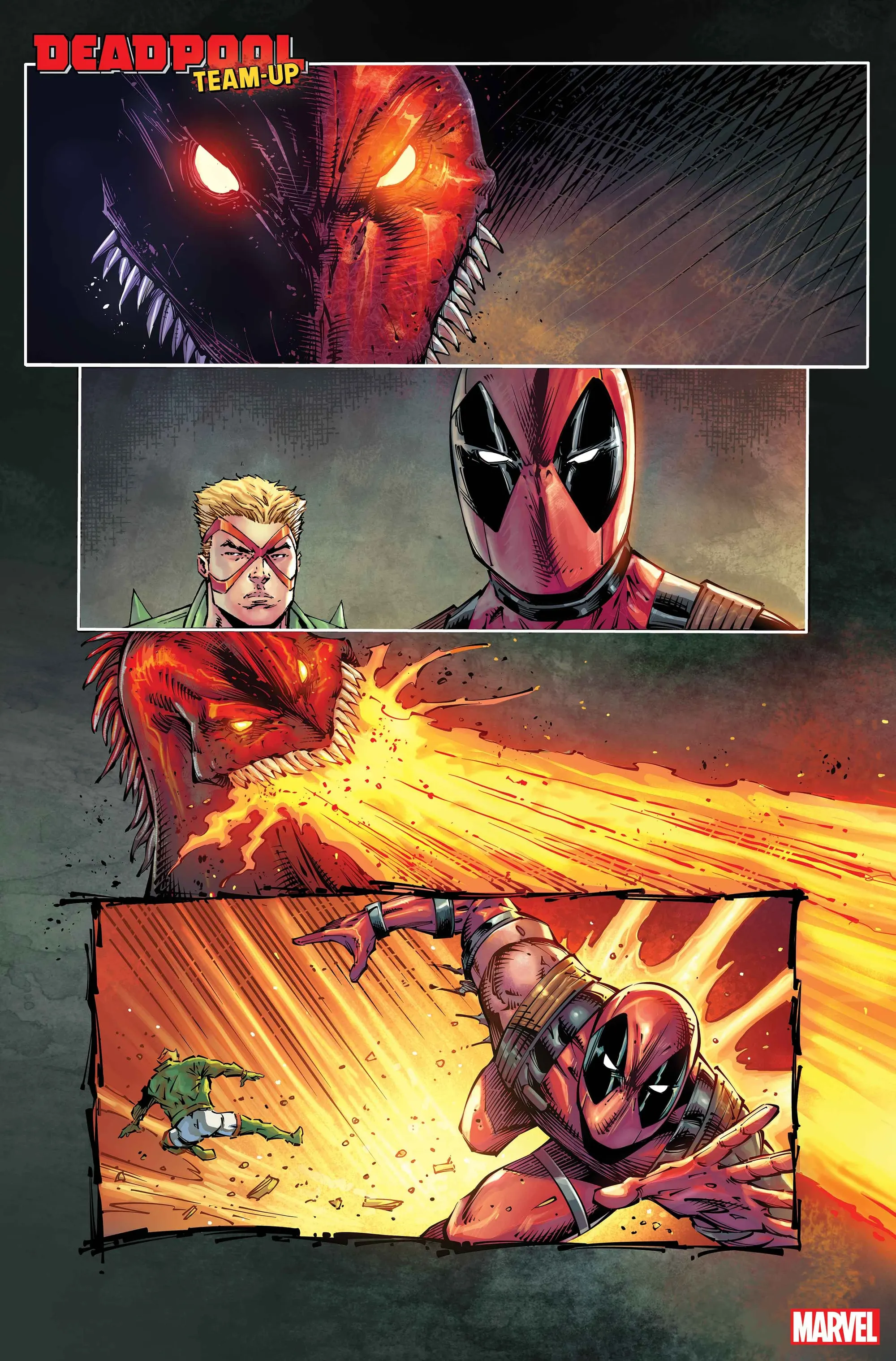 'Deadpool Team-Up' #1 First Look Pits Wade Wilson Against a Dragon | Marvel