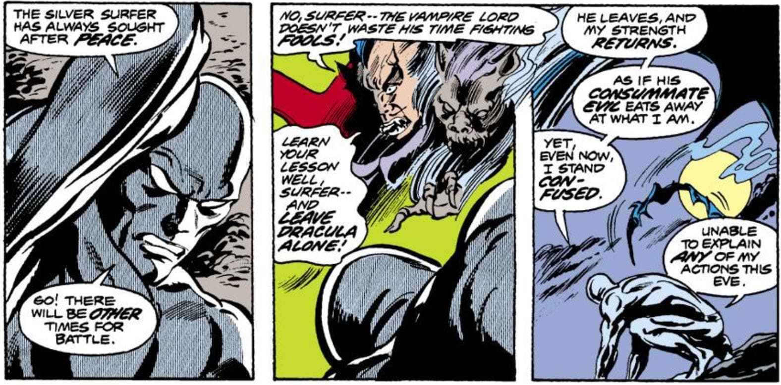 Dracula and Silver Surfer