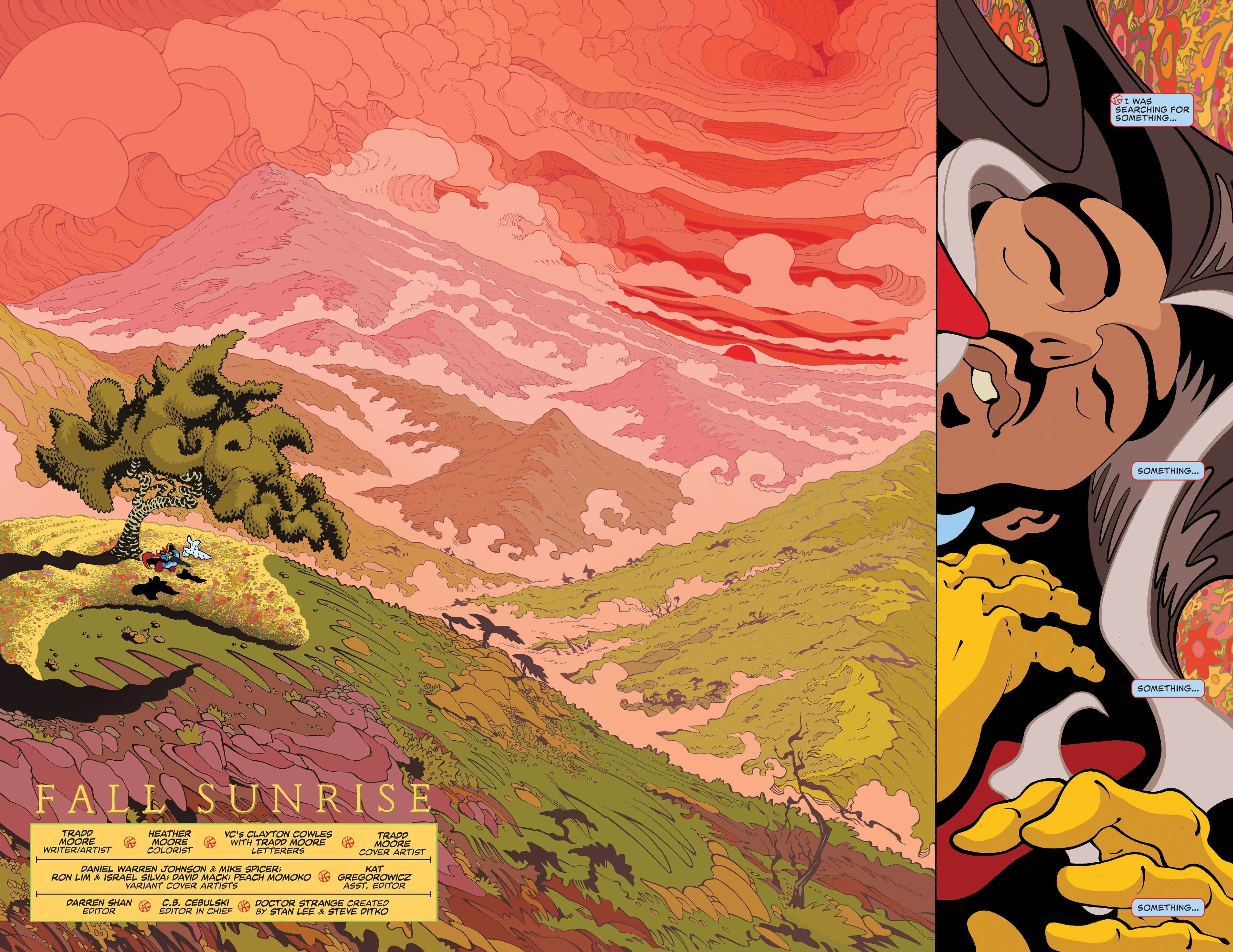 DOCTOR STRANGE: FALL SUNRISE #1 interior artwork by Tradd Moore