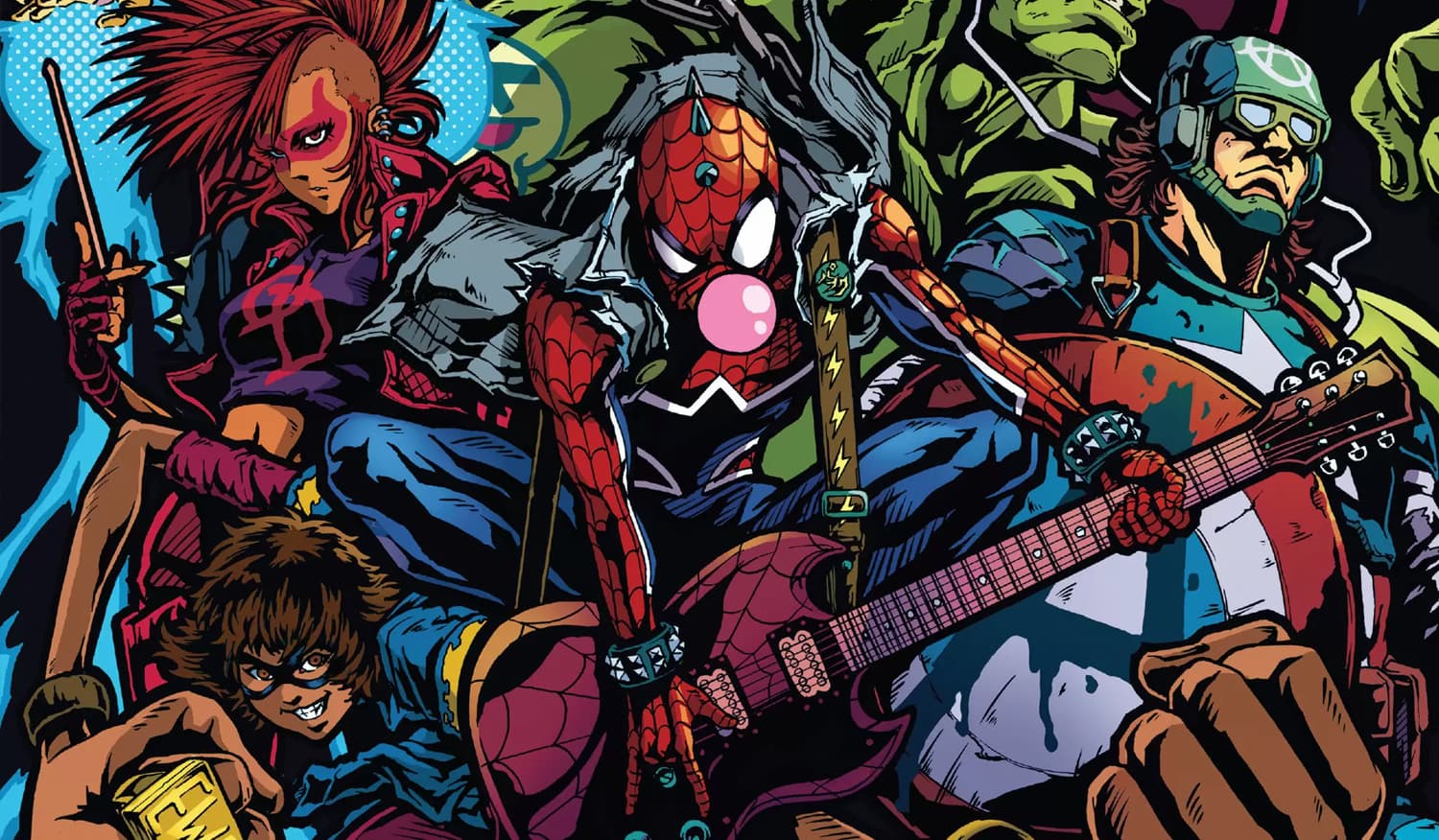 SPIDER-PUNK (2022) #5 cover by Takashi Okazaki and Rico Renzi