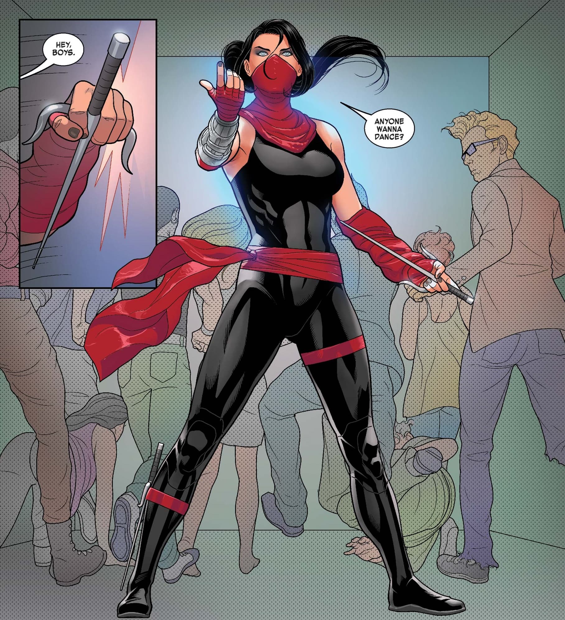 ELEKTRA (2017) #1 by Matt Owens and Juann Cabal.