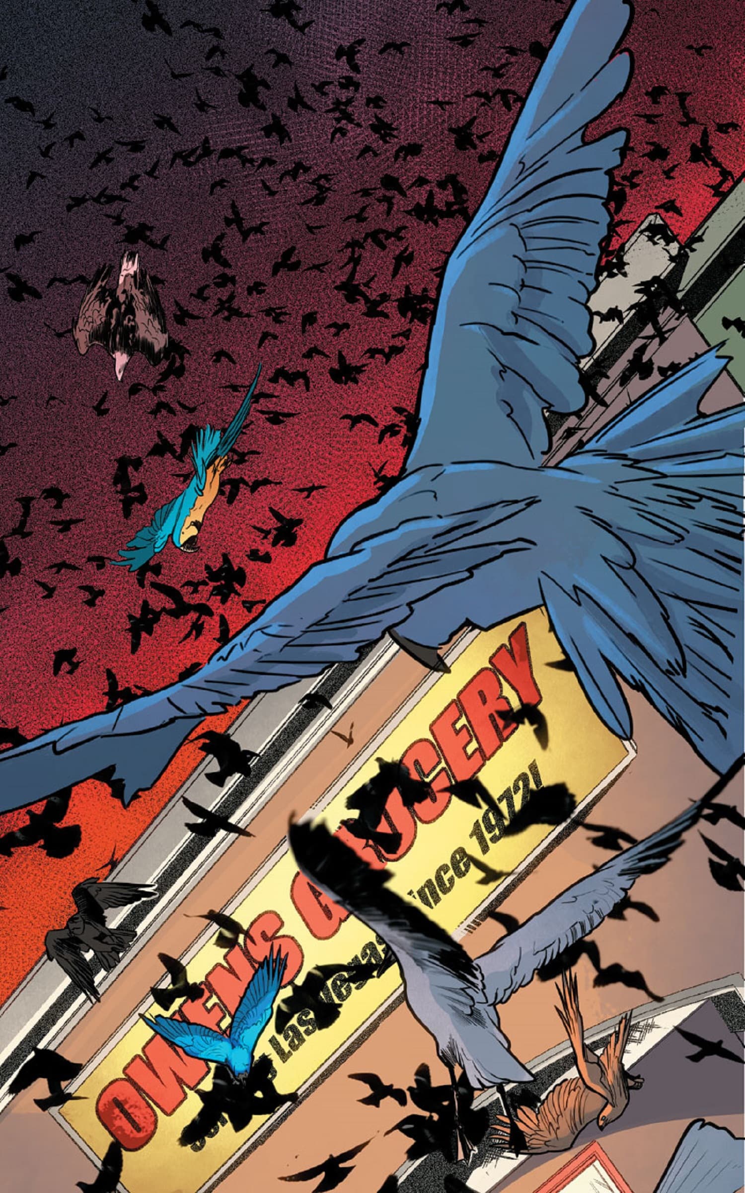 Nature Girl amasses a flock against two unsuspecting cops.