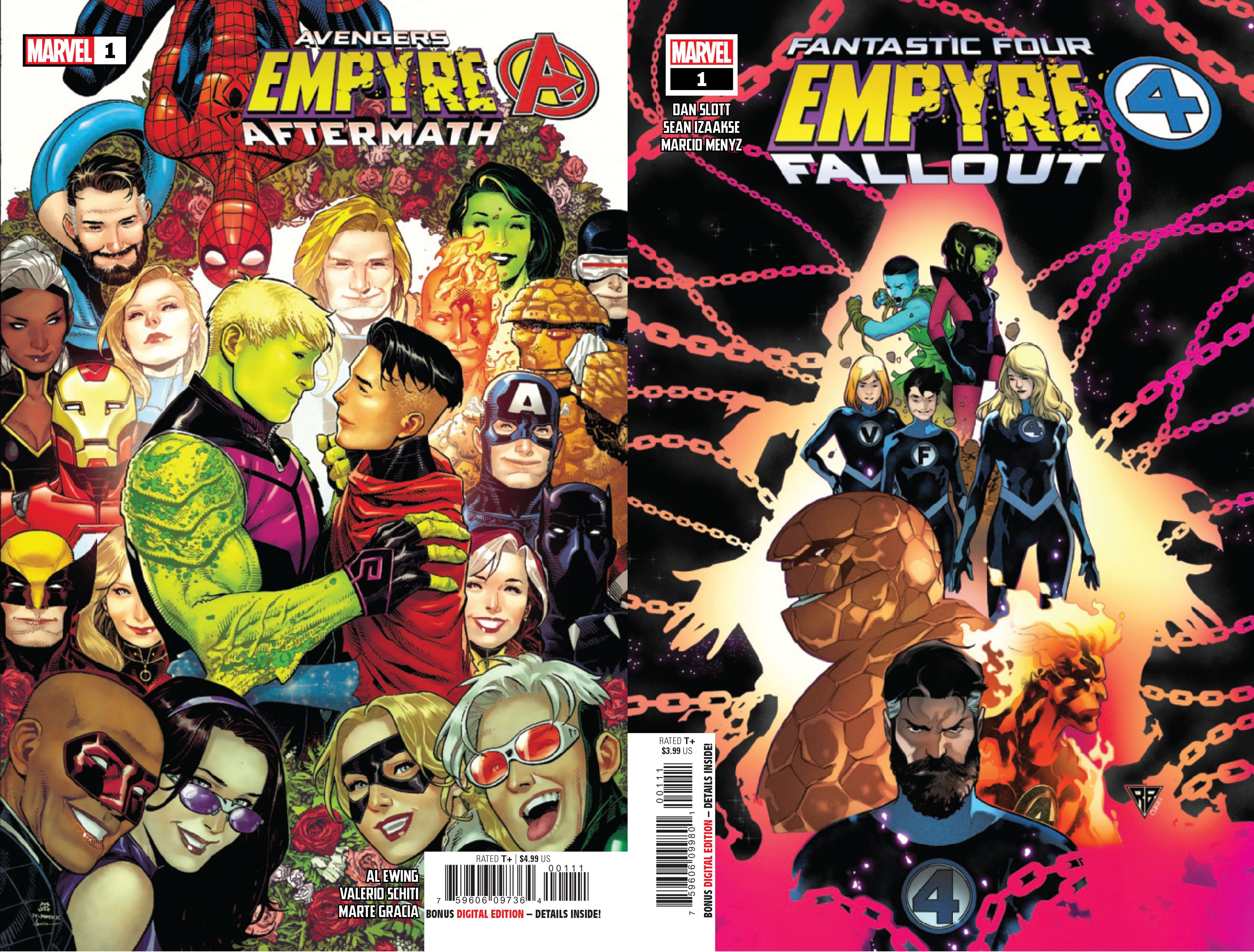 Empyre Fallout and Aftermath covers