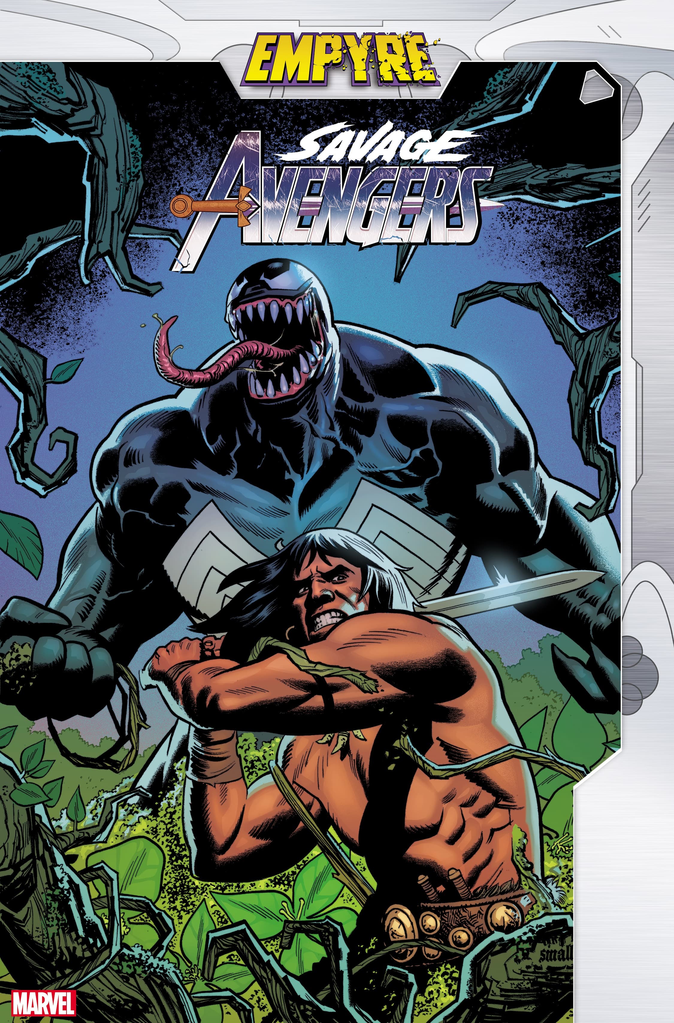 EMPYRE: SAVAGE AVENGERS #1 Written by GERRY DUGGAN with Art and cover by GREG SMALLWOOD
